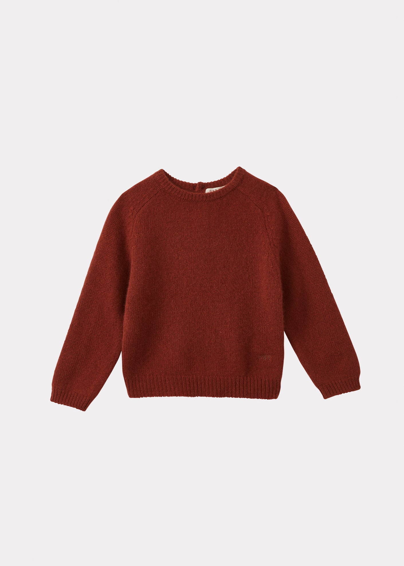 POA BABY CASHMERE JUMPER - CINNAMON