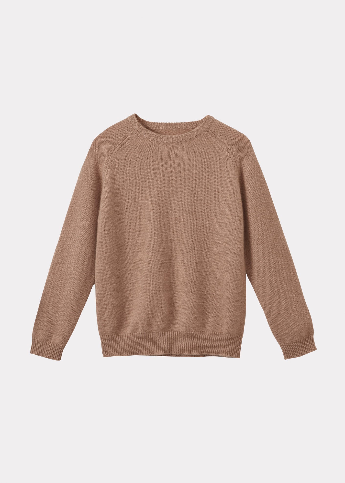 POA WOMEN'S CASHMERE JUMPER - CAMEL