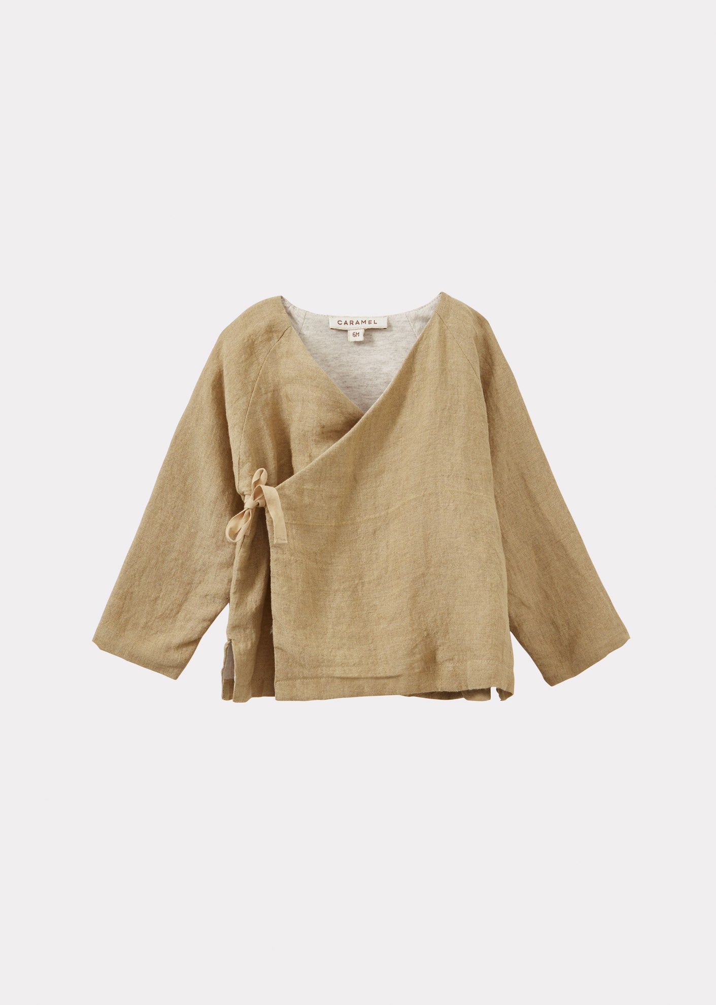 POCHARD TOP AND TROUSERS BABY SET - MUSTARD
