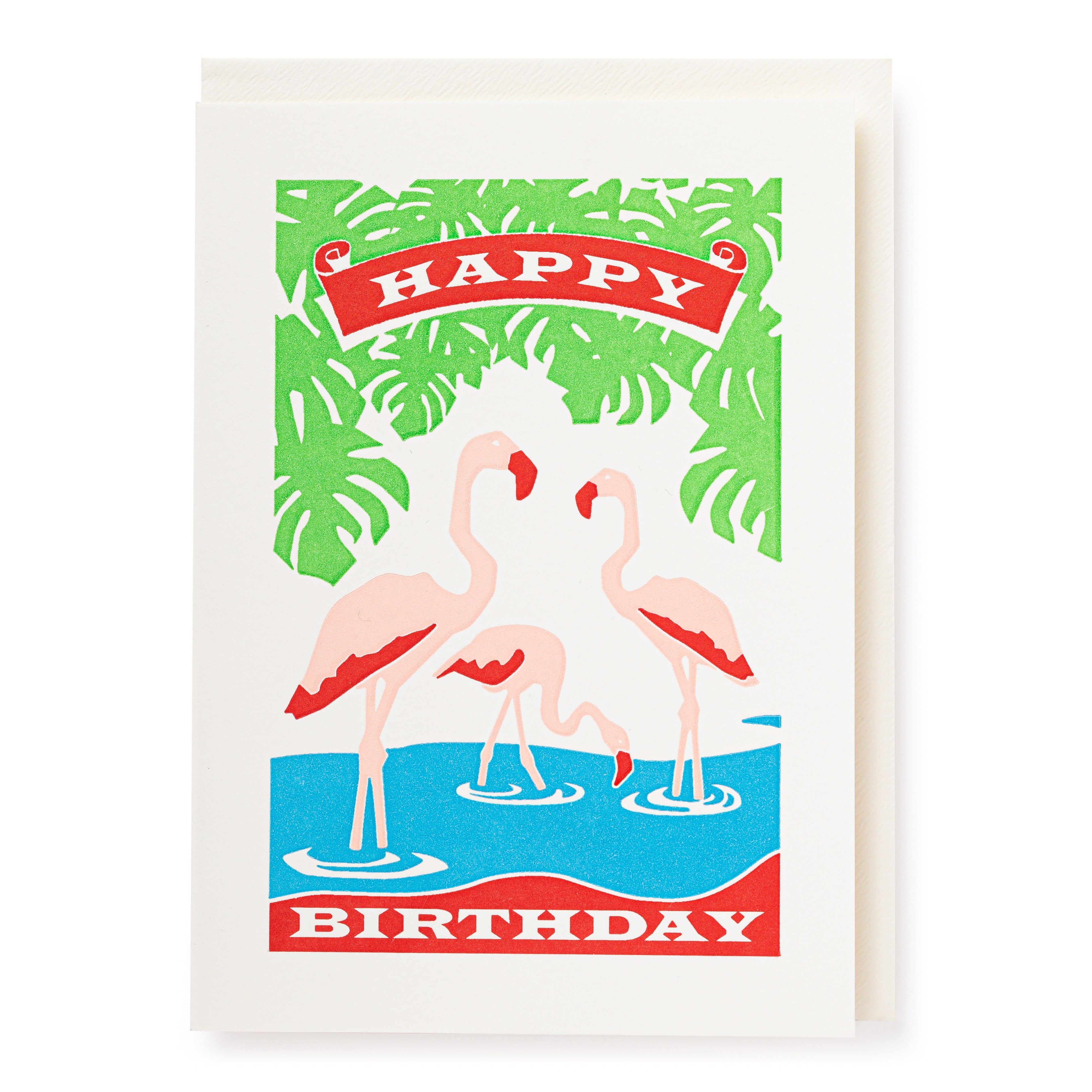 ARCHIVIST BIRTHDAY FLAMINGO - MULTI