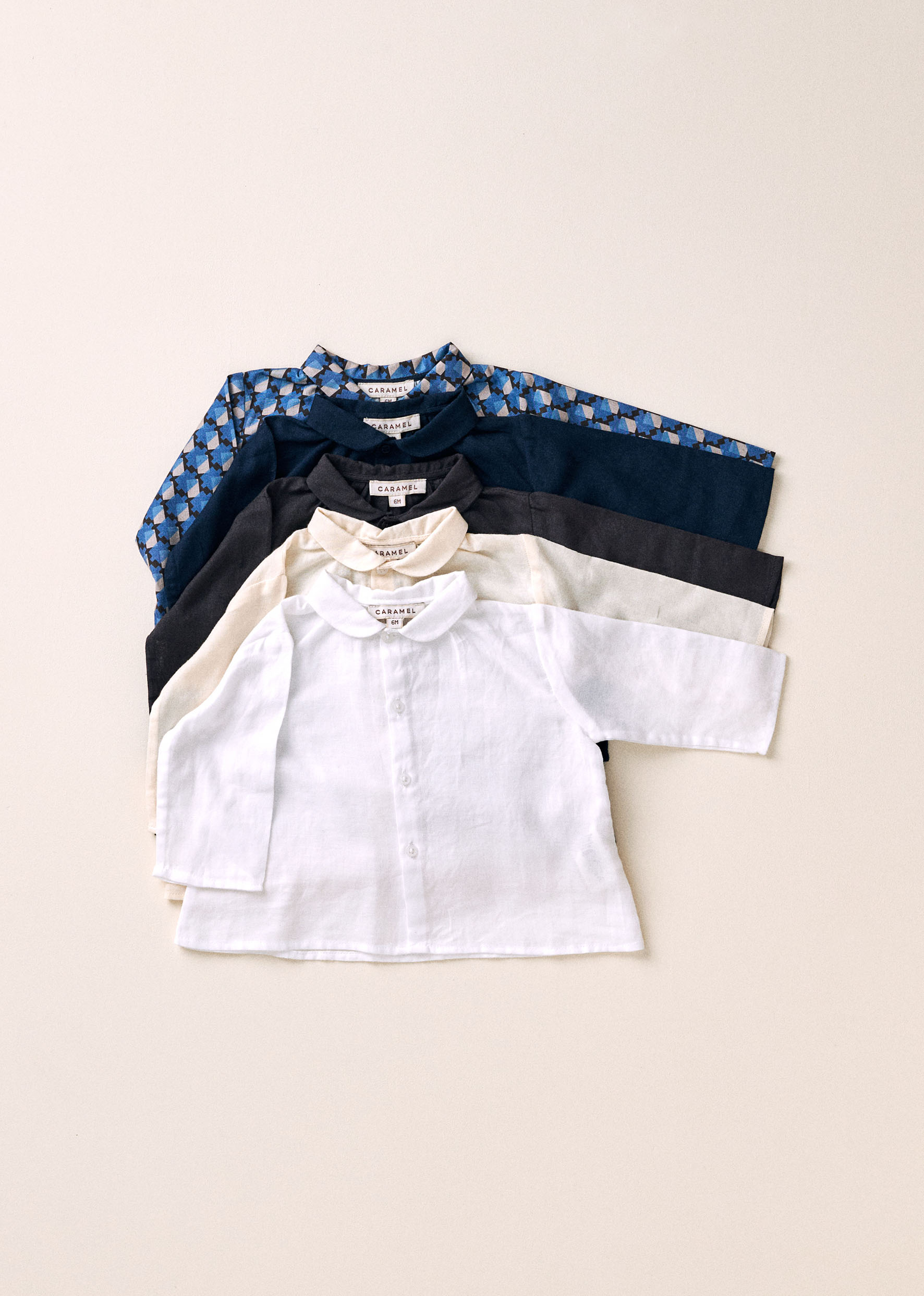 ALOE BABY COTTON SHIRT - WHITE