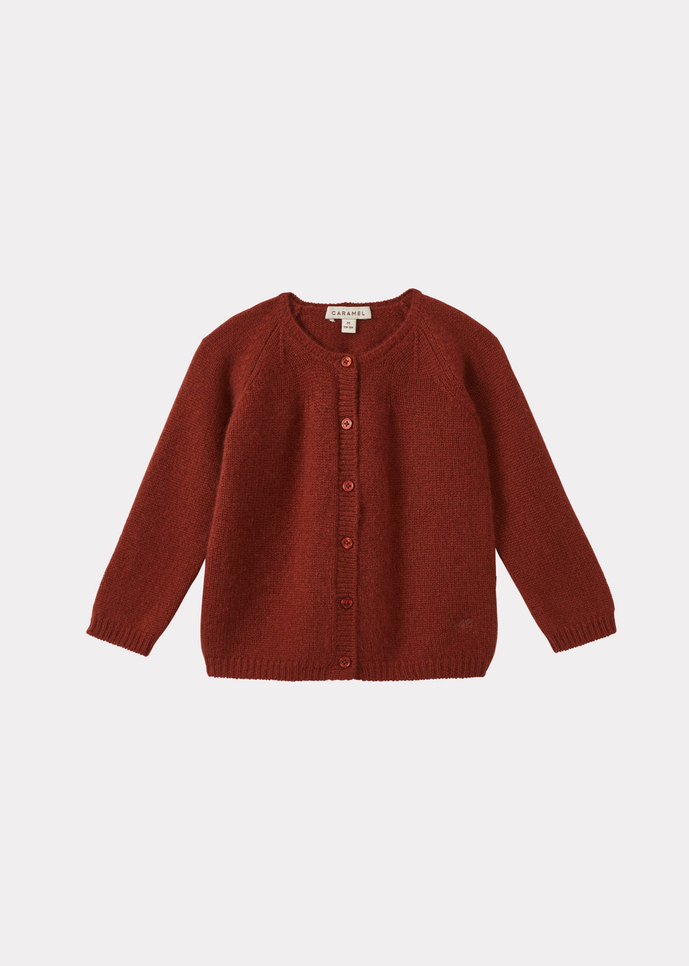 ROSA BABY CASHMERE CARDIGAN - CINNAMON