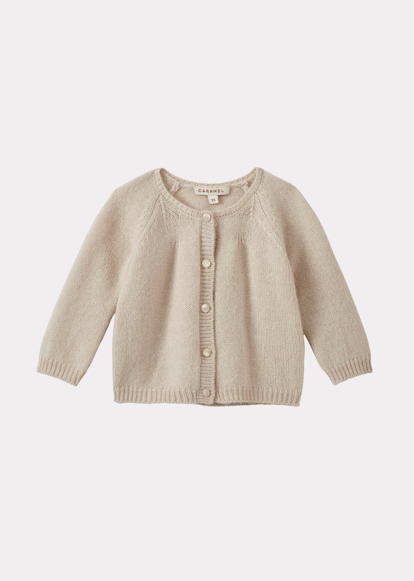 ROSA BABY CASHMERE CARDIGAN - ECRU