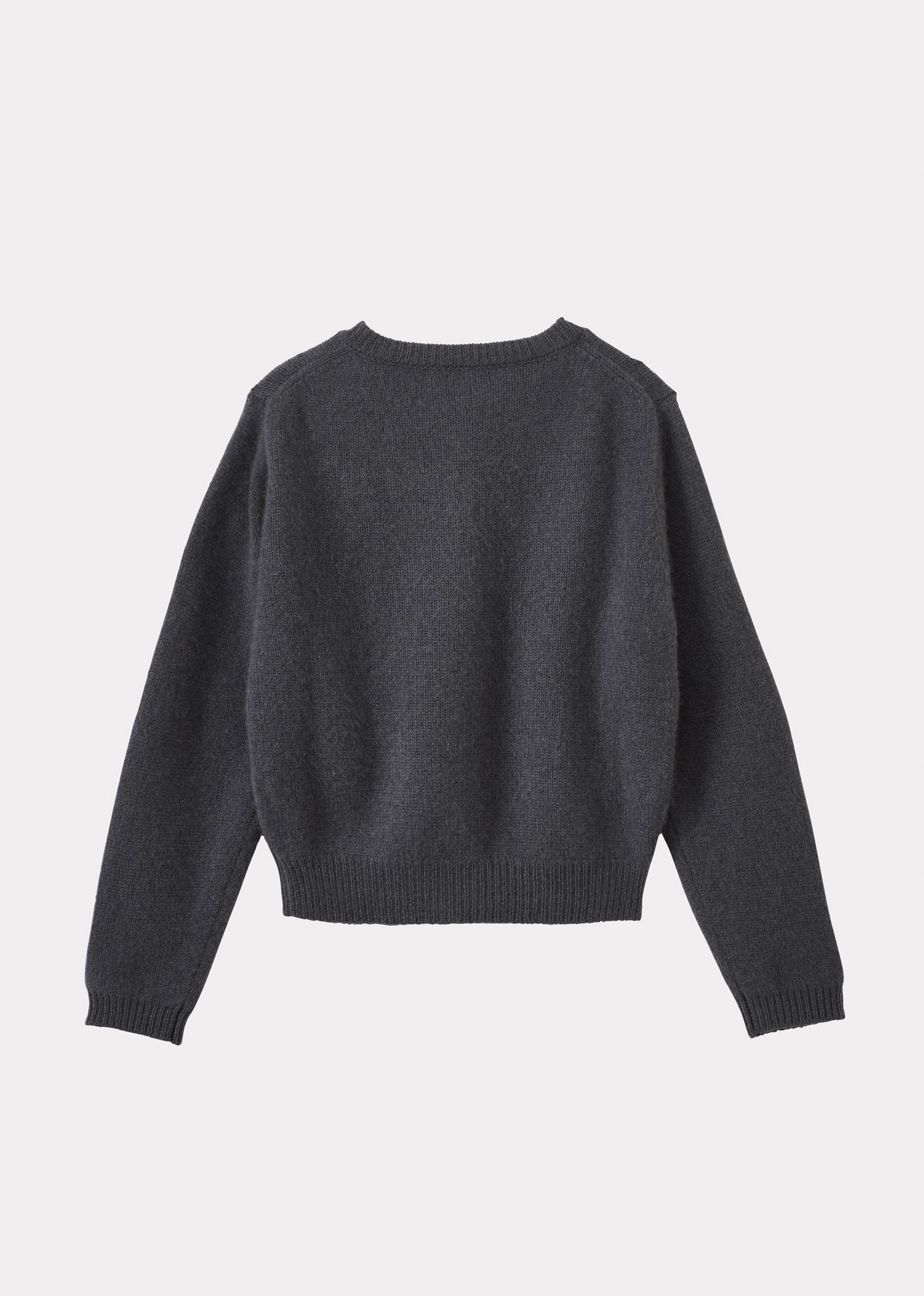 ROSA CHILDREN'S CASHMERE CARDIGAN - CHARCOAL