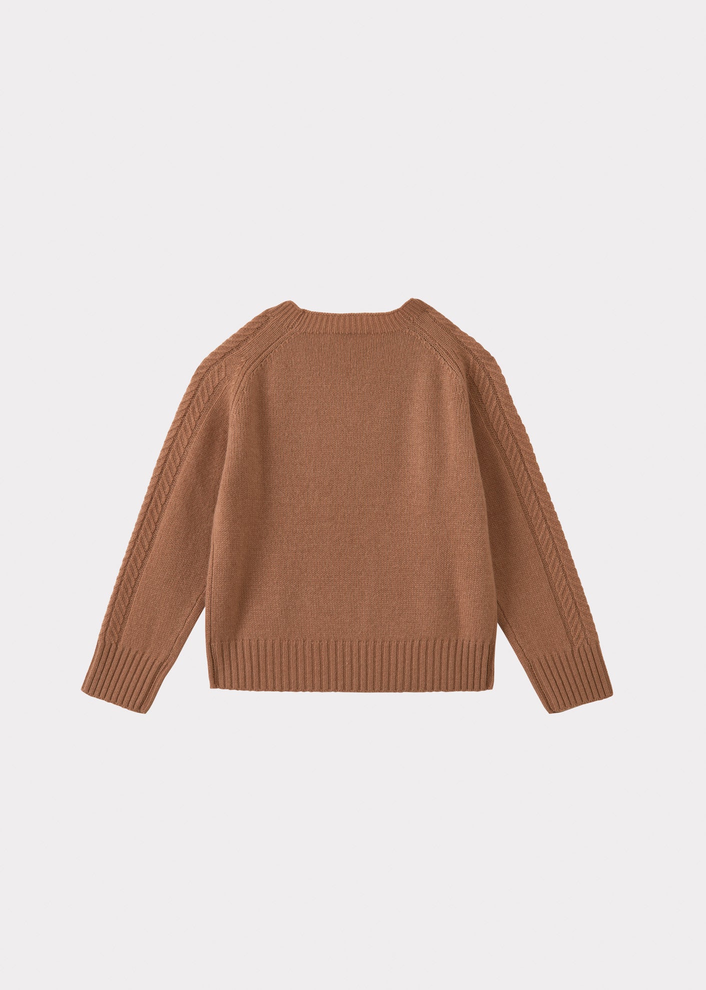 SCOUT CHILDREN'S CASHMERE JUMPER - TOFFEE