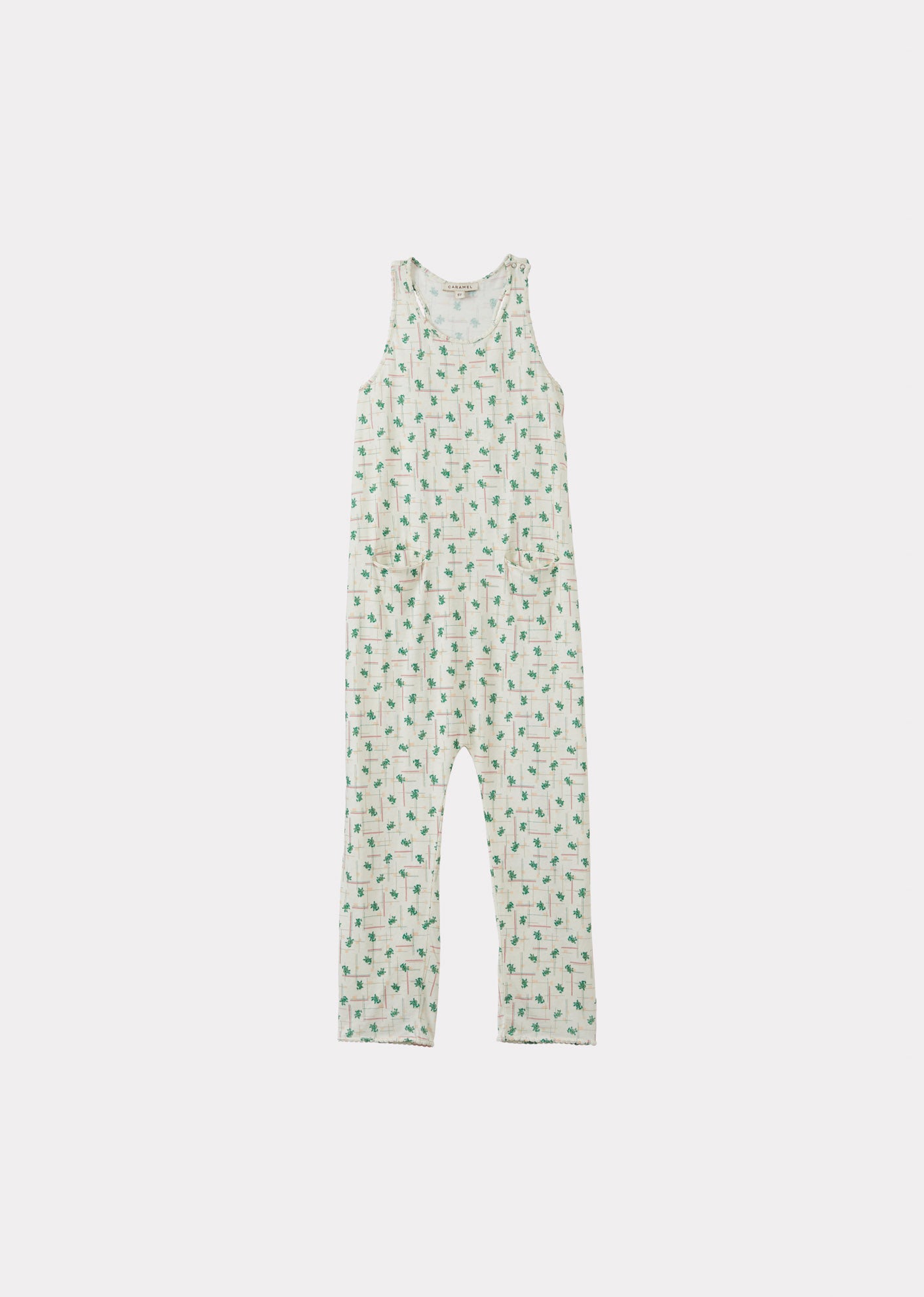 SWORDFISH CHILDREN'S COTTON ROMPER - ROSE POP GEO PRINT