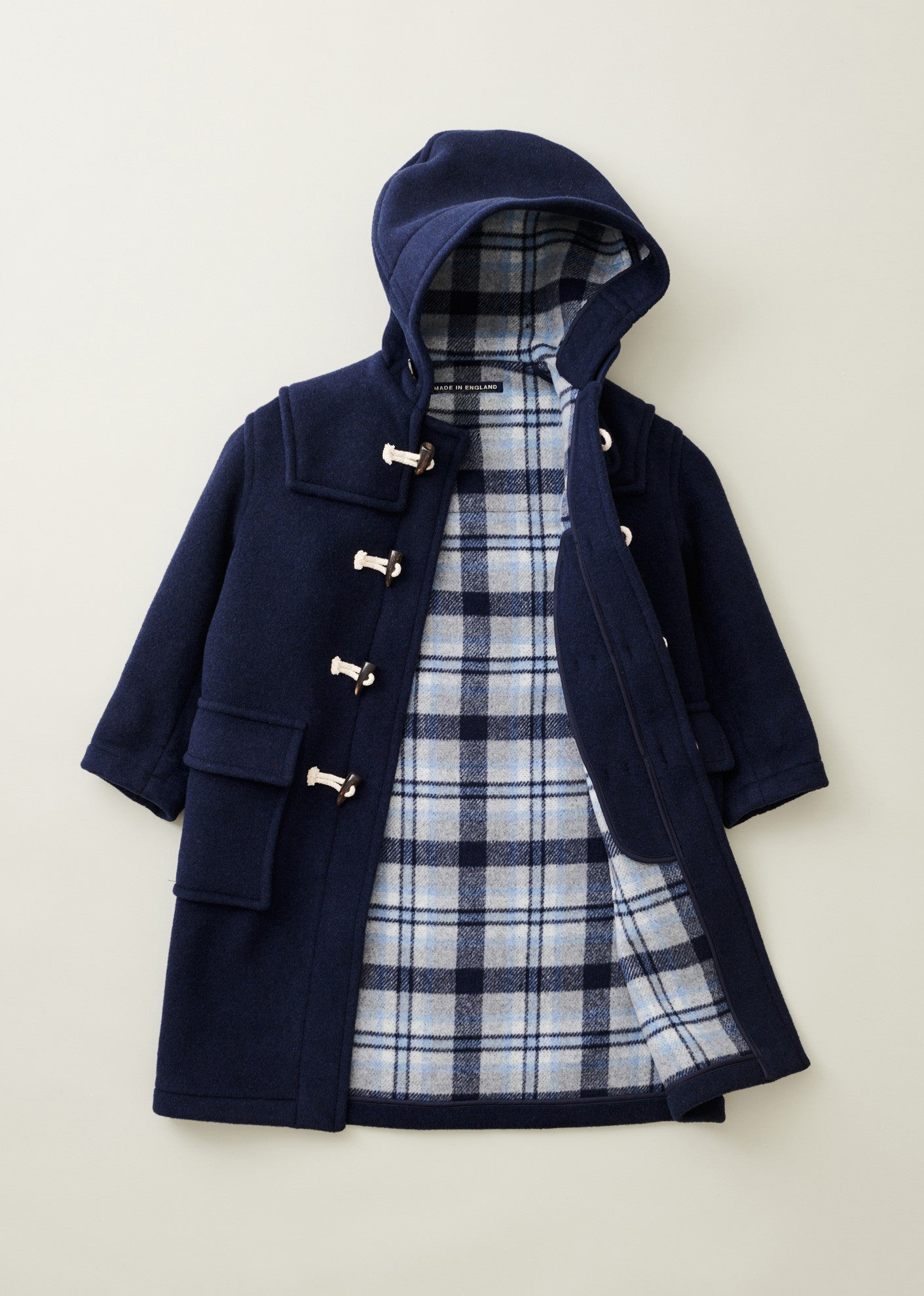 TEDDY DUFFLE COAT - NAVY