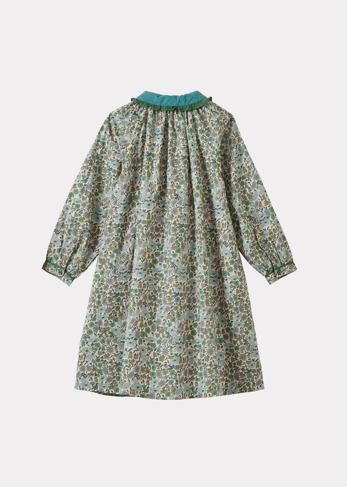 VERDITE GIRL'S COTTON DRESS - LIBERTY POPPY & DAISY
