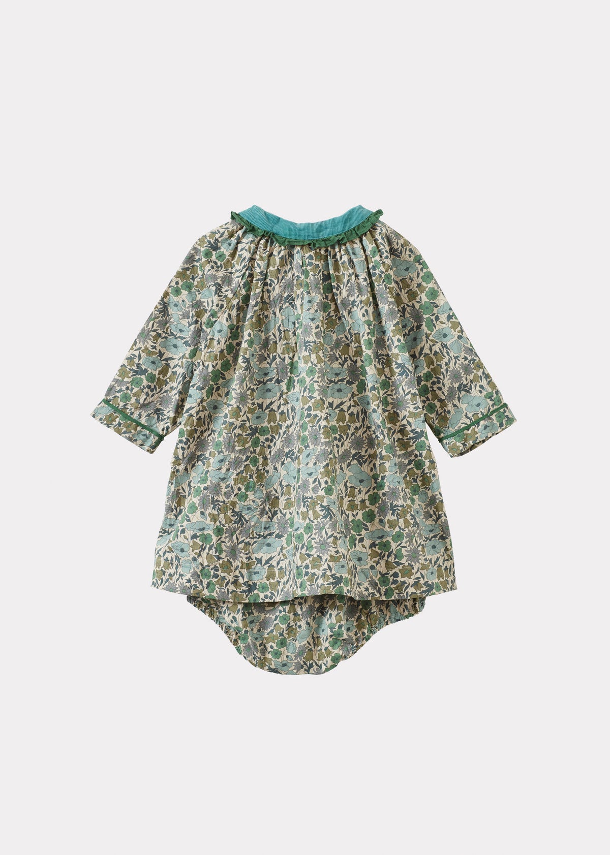 VERDITE BABY COTTON DRESS - LIBERTY POPPY & DAISY