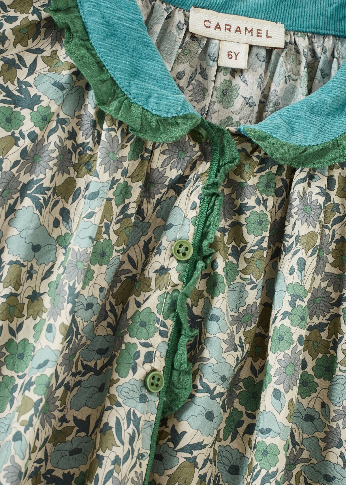 VERDITE BABY COTTON DRESS - LIBERTY POPPY & DAISY