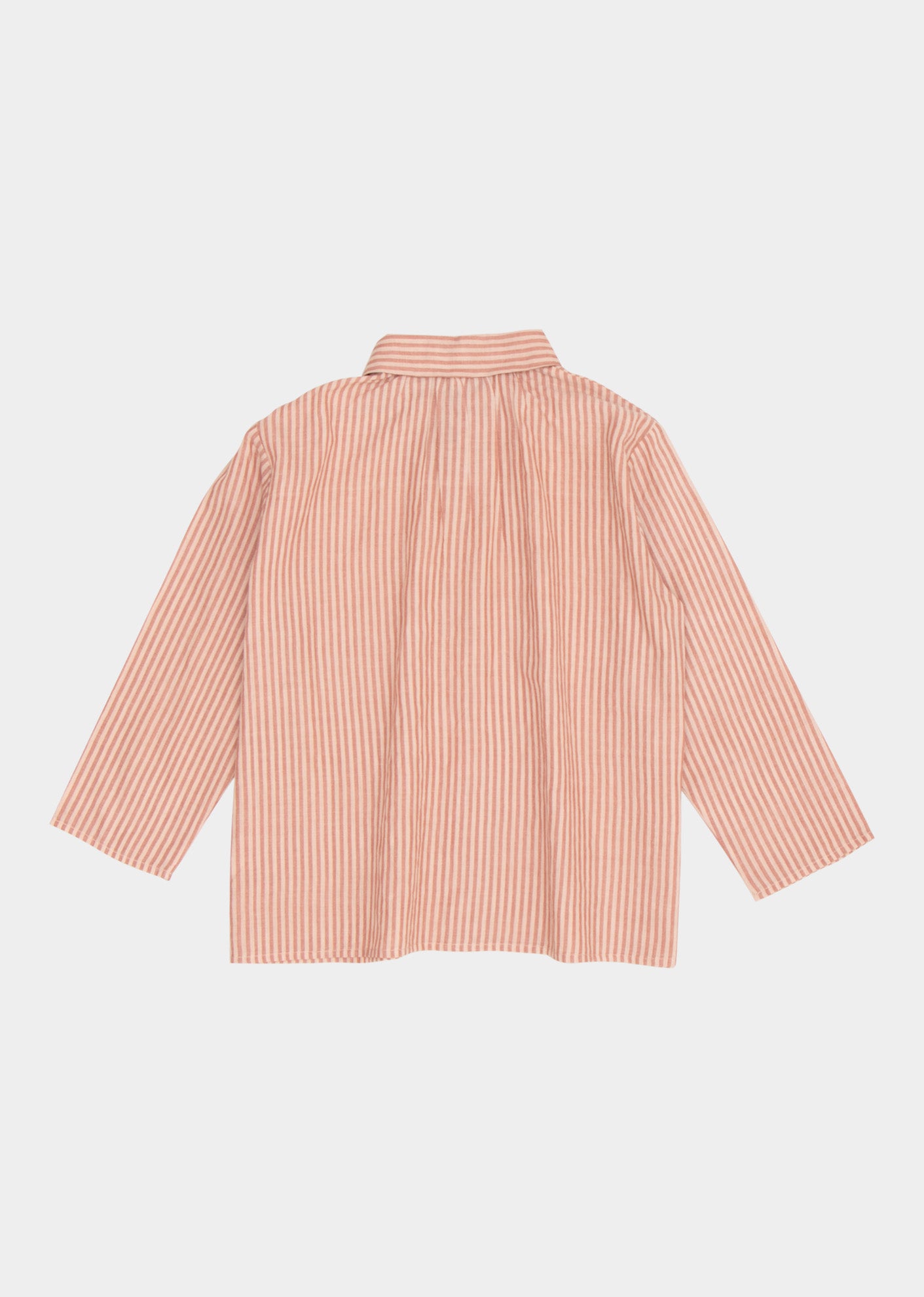 ALOE KIDS SHIRT - DUSTY ROSE STRIPE