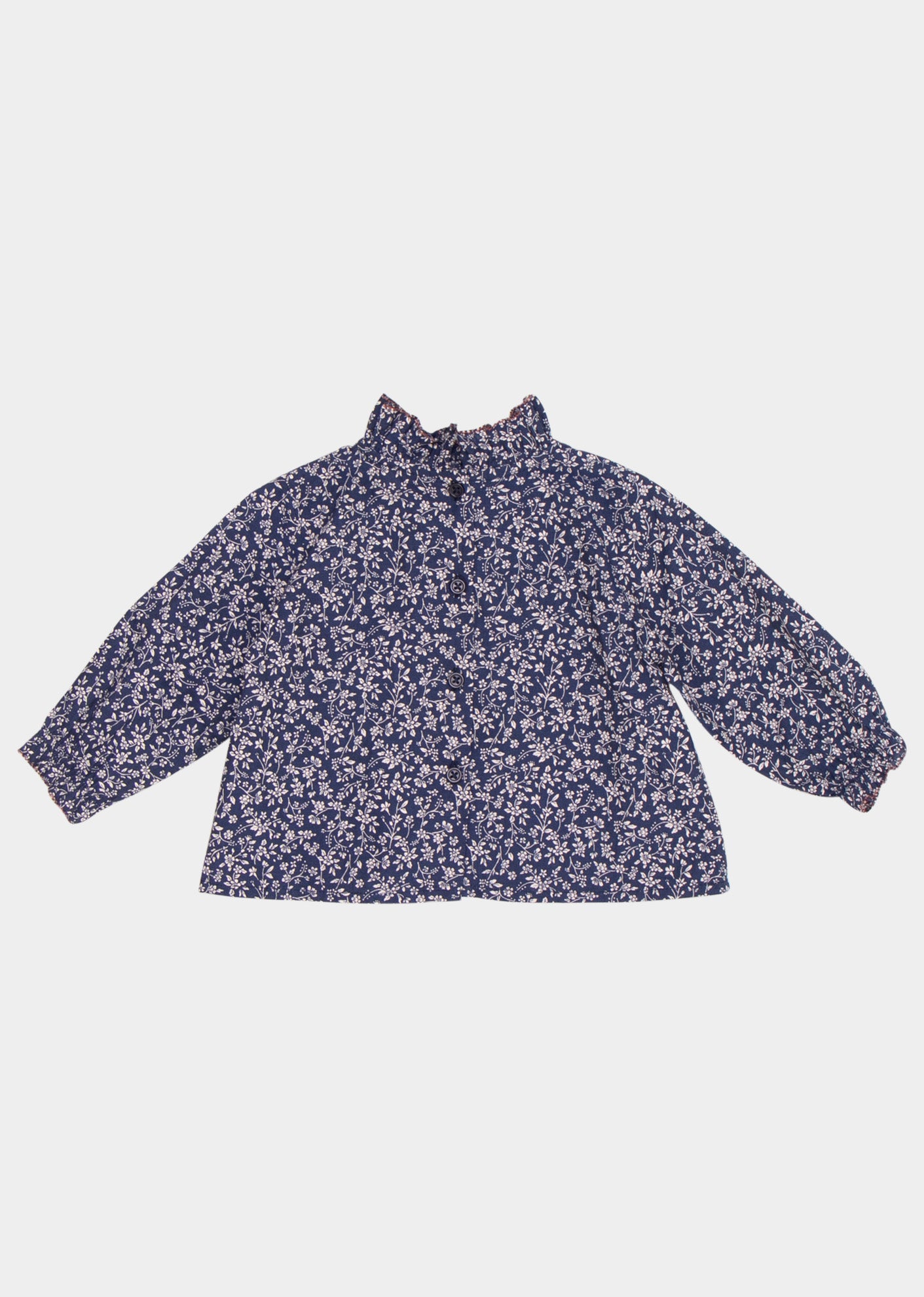 AMICIA BABY BLOUSE - NAVY FLORAL