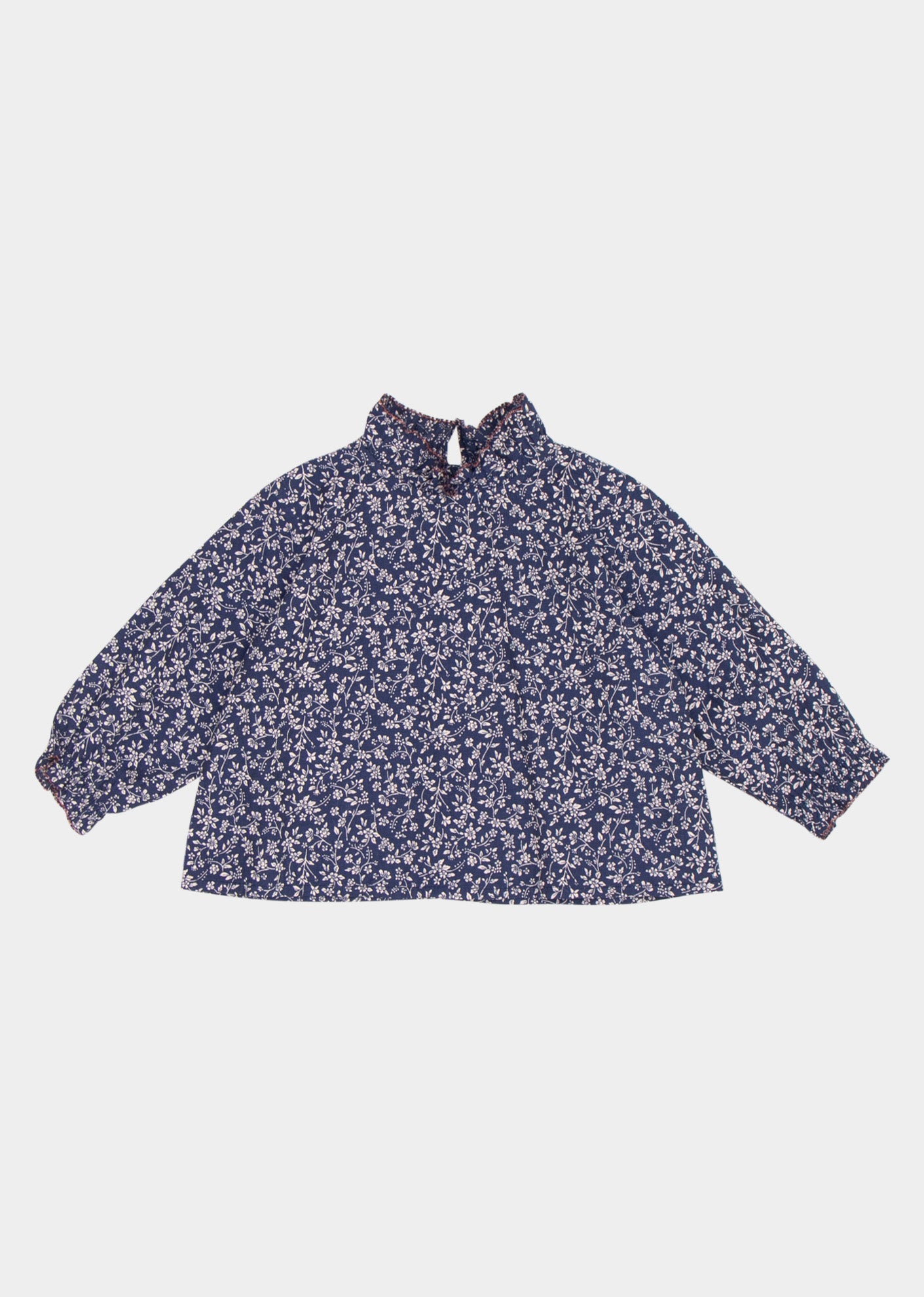 AMICIA BABY BLOUSE - NAVY FLORAL