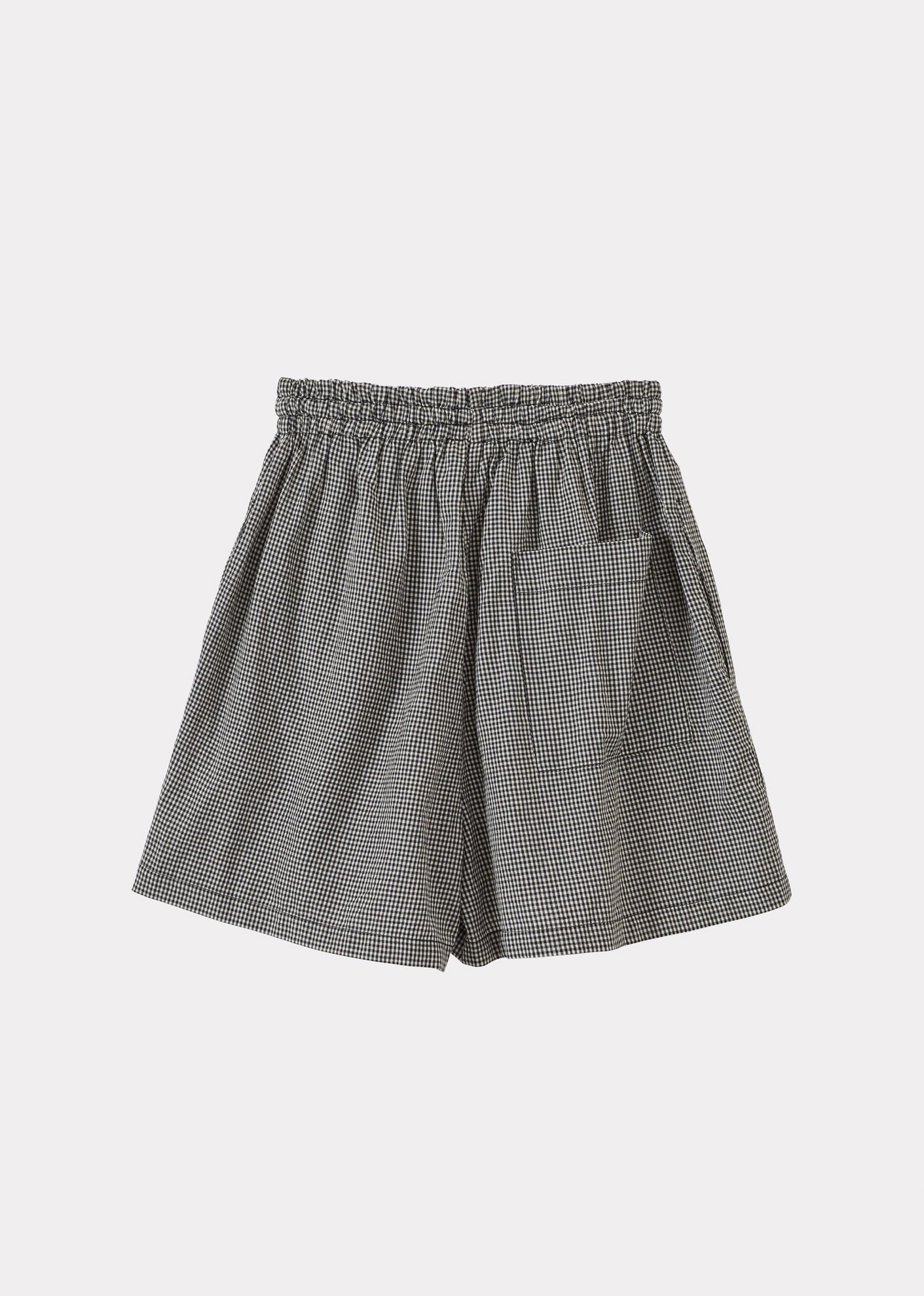 WOMEN'S TENNIS SHORTS - BLACK/WHITE CHECK