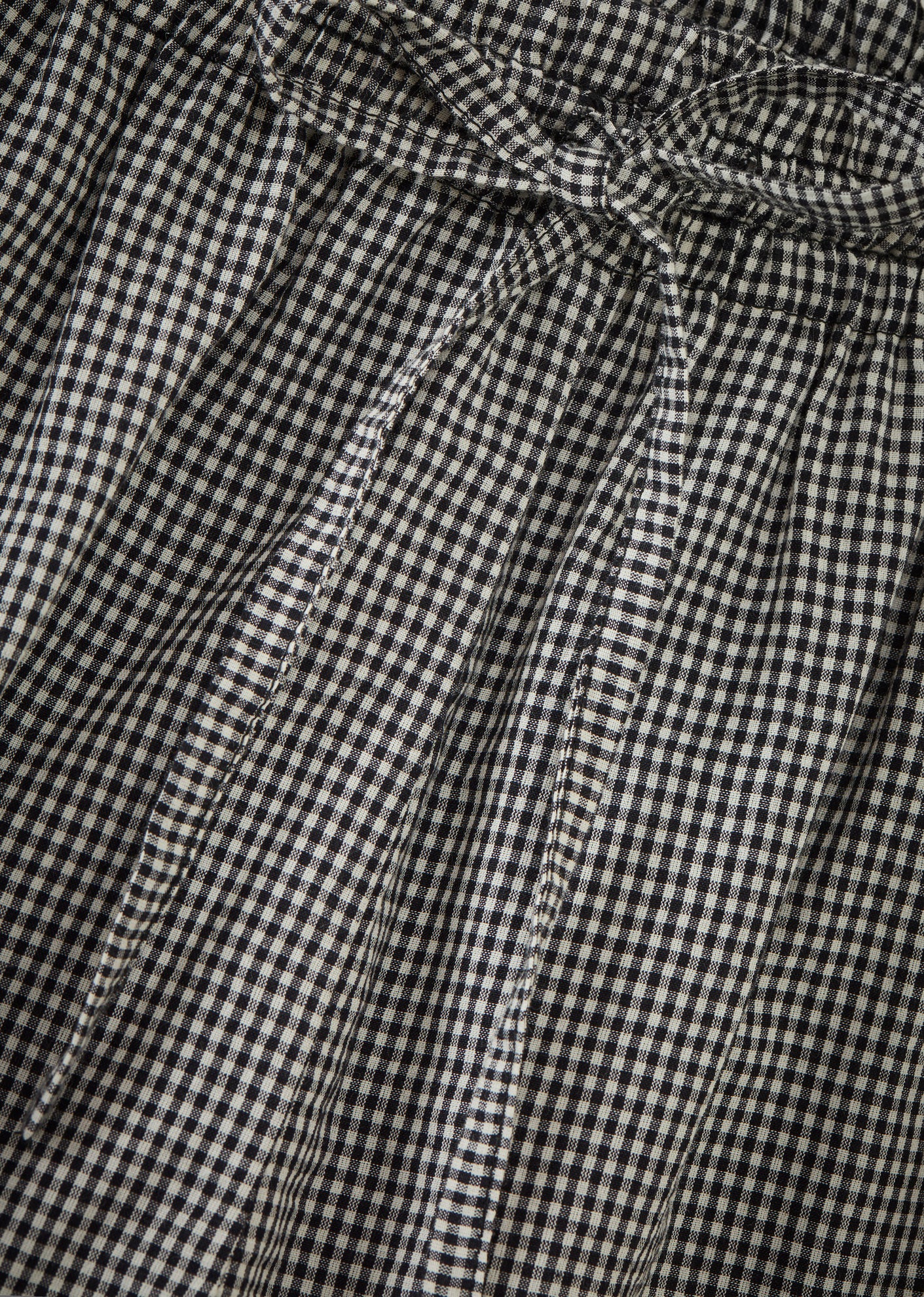 WOMEN'S TENNIS SHORTS - BLACK/WHITE CHECK