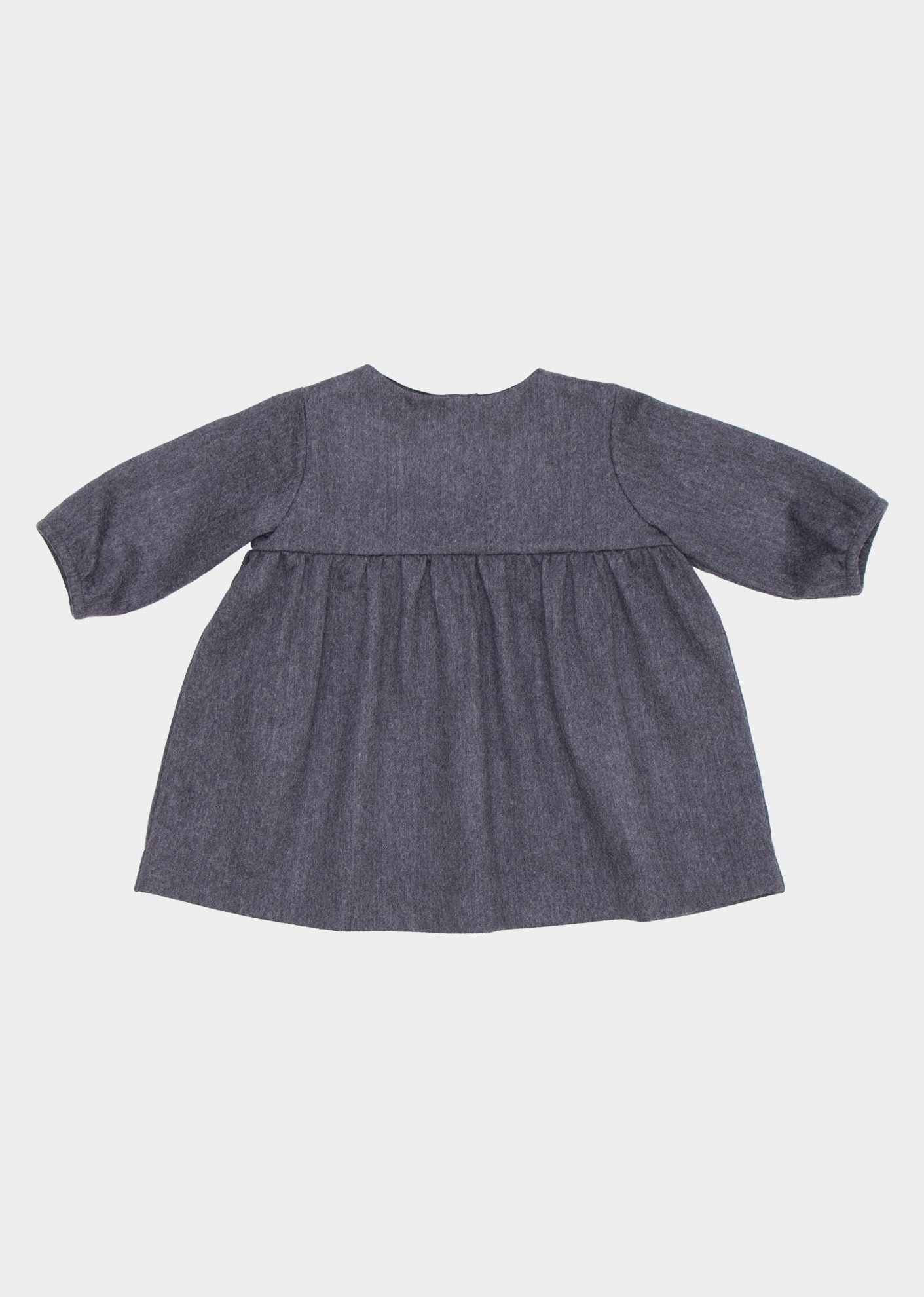 BOGDA BABY DRESS - CHARCOAL MELANGE