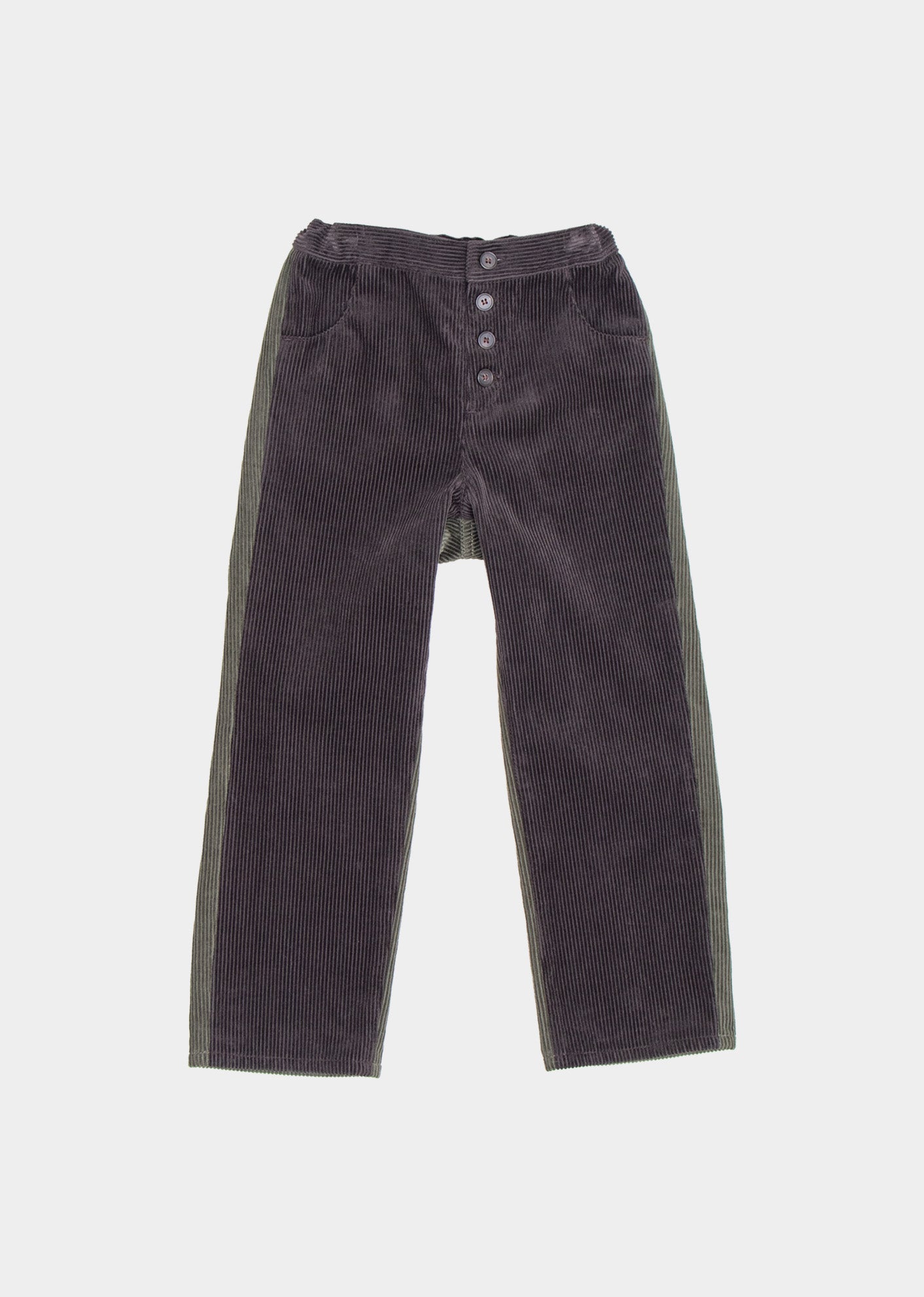 ERODIUM KIDS TROUSER - DARK CHOCOLATE/KHAKI