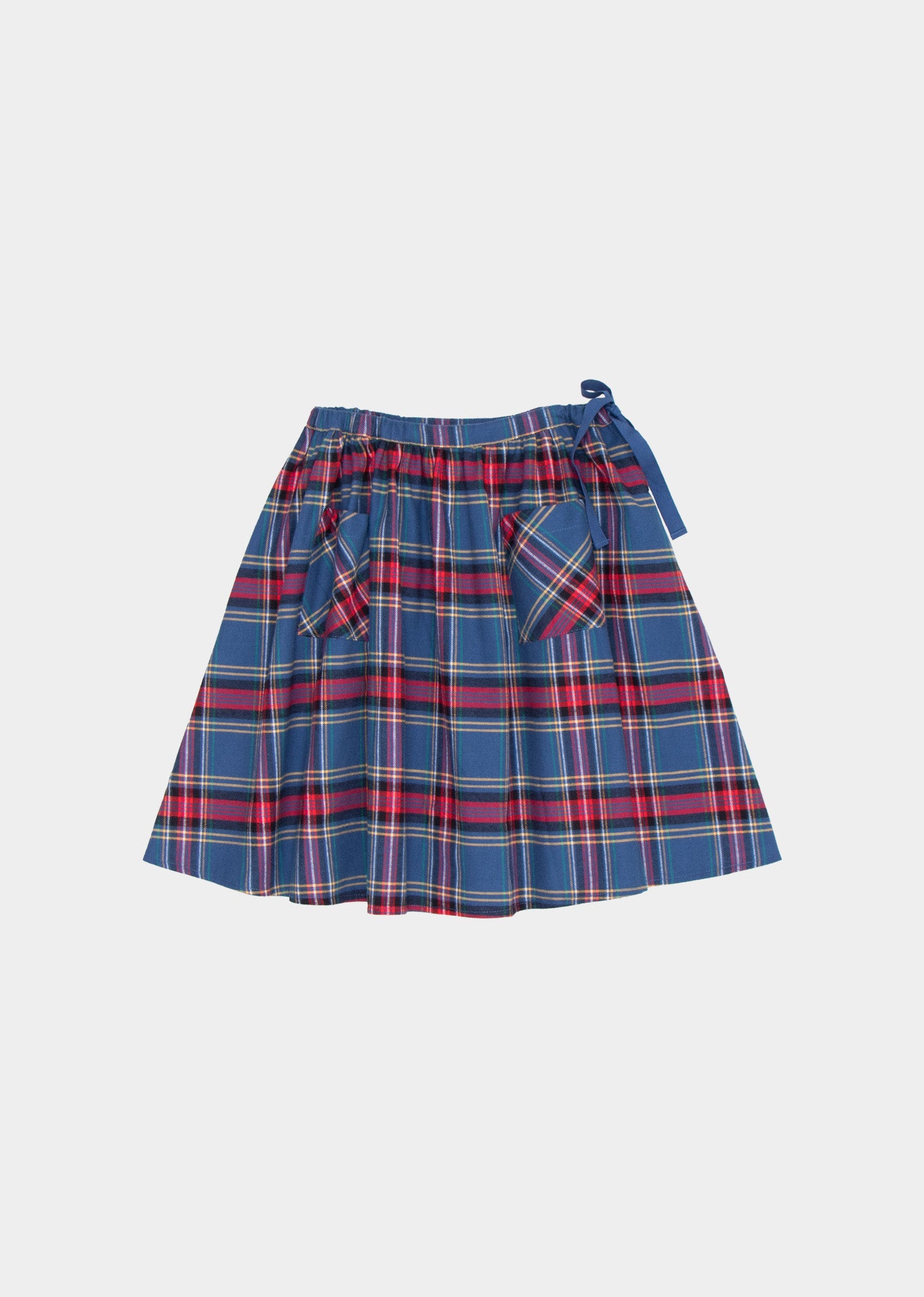 GLAVA GIRL SKIRT - BLUE TARTAN