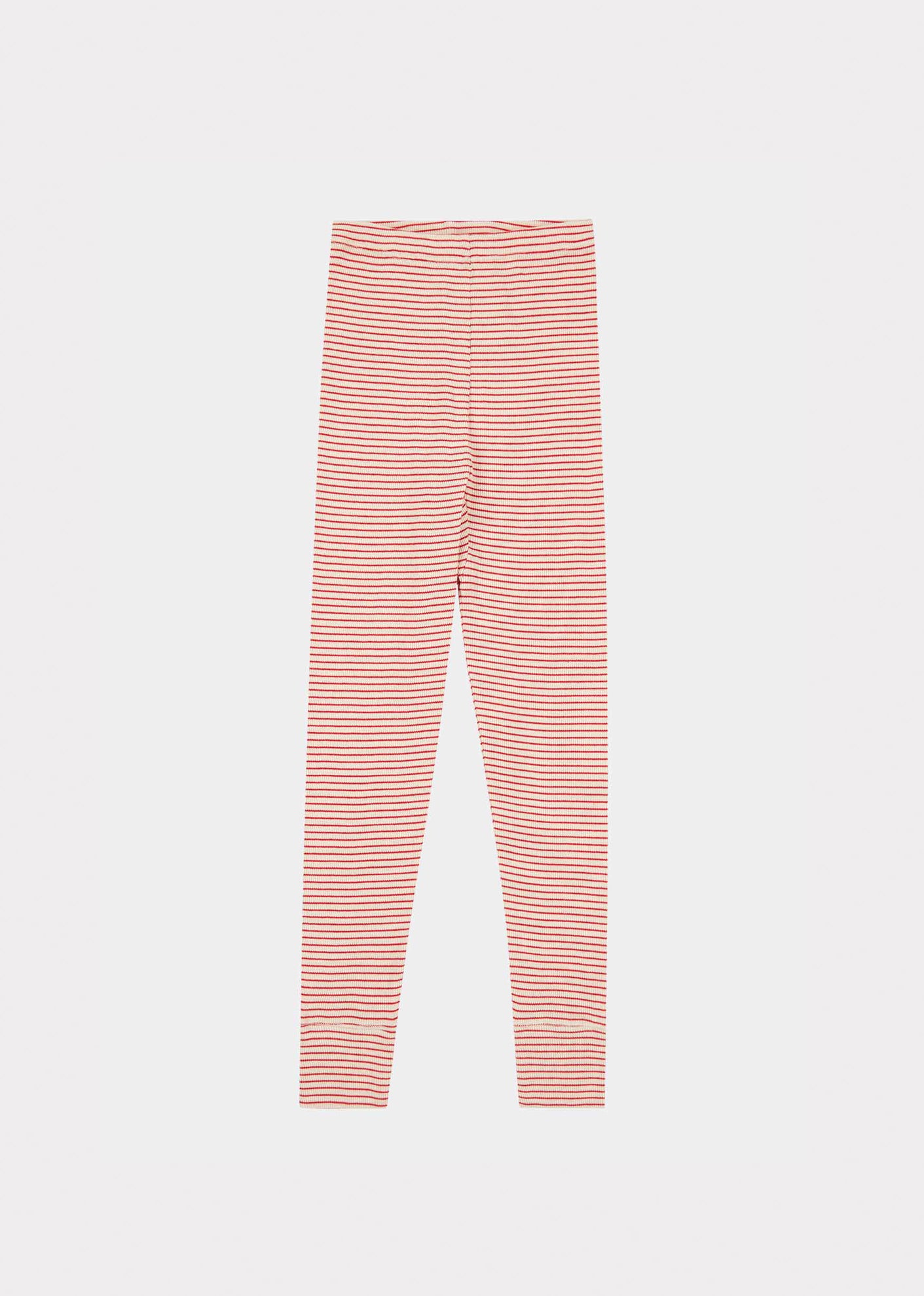 JUDD CHILDREN'S COTTON LEGGINGS - REDCURRANT / CREAM