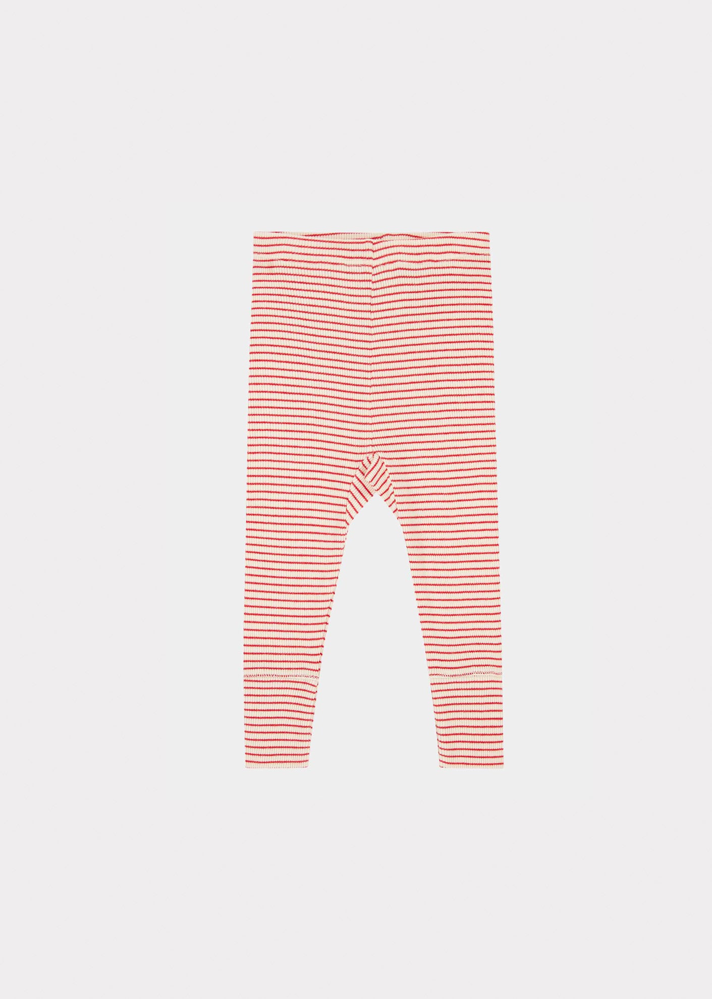 JUDD BABY COTTON LEGGINGS - REDCURRANT / CREAM