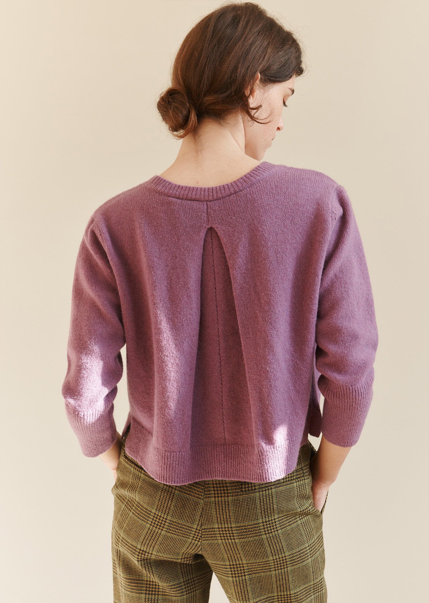 WOMEN'S CARDIGAN - LILAC