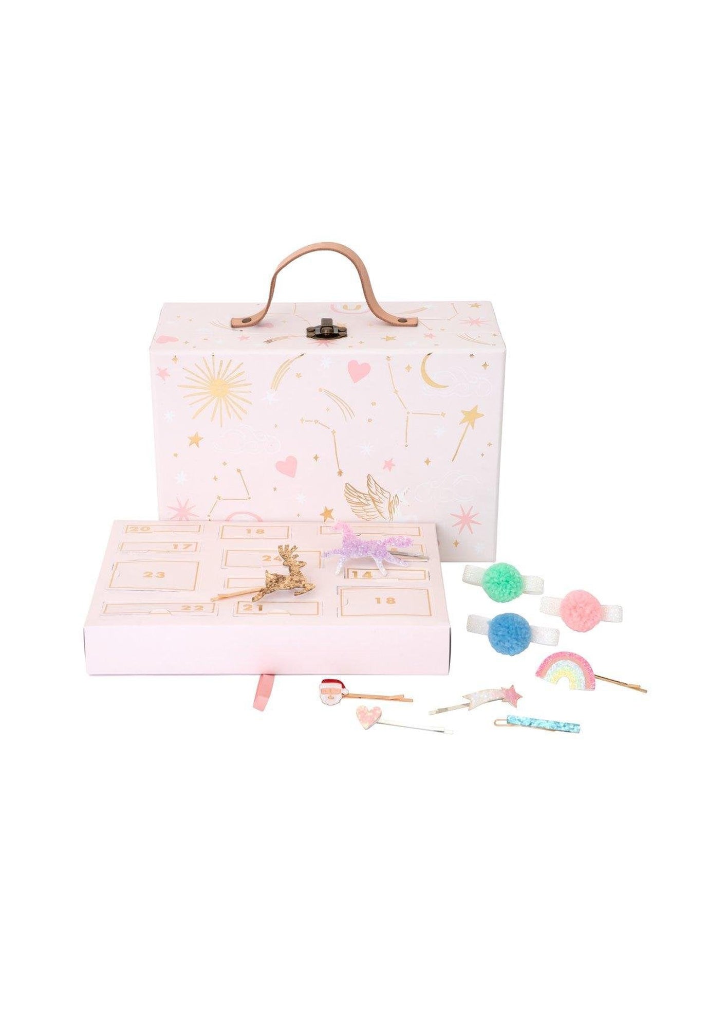 MERI MERI ADVENT HAIRCLIP SUITCASE - MULTI