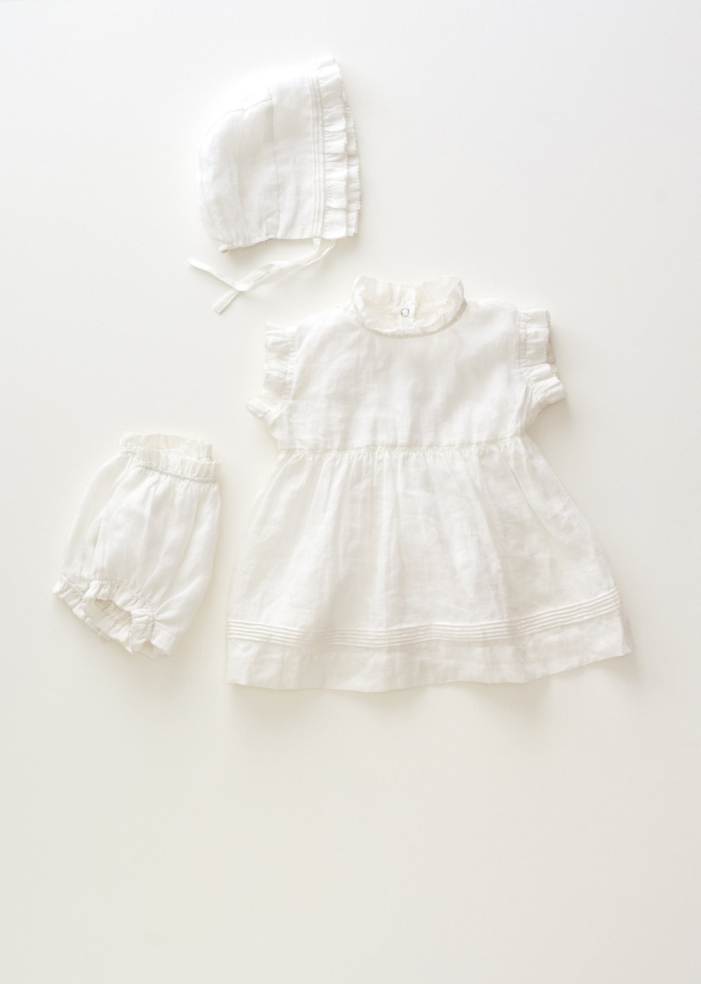 white baby set
