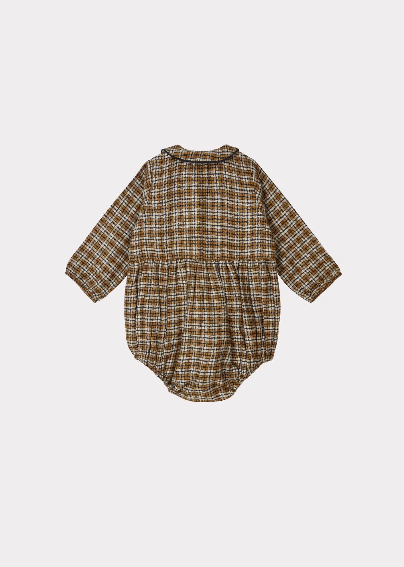 WRYNECK ROMPER - YELLOW CHECK