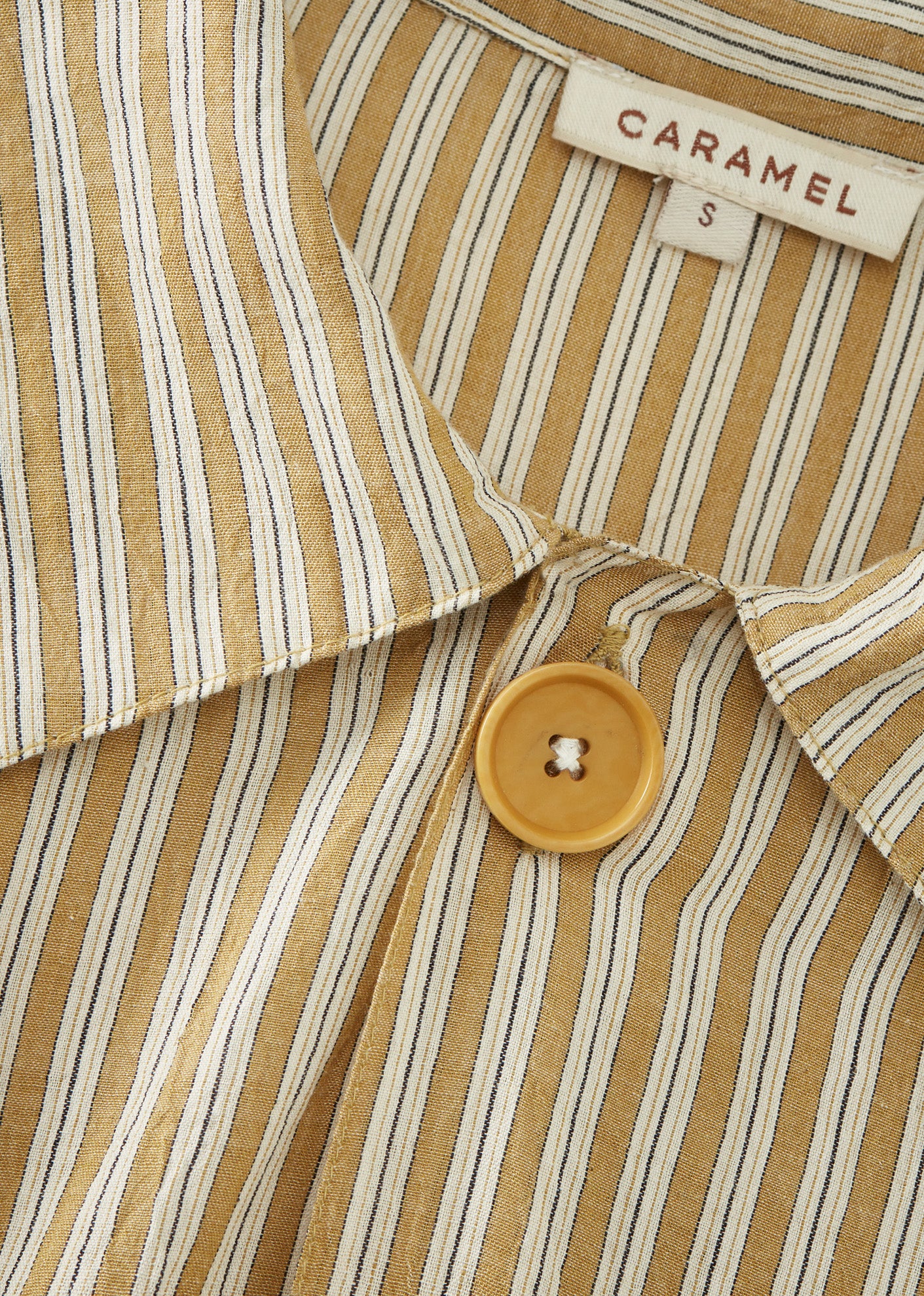 STRIPE SHIRT - MUSTARD STRIPE