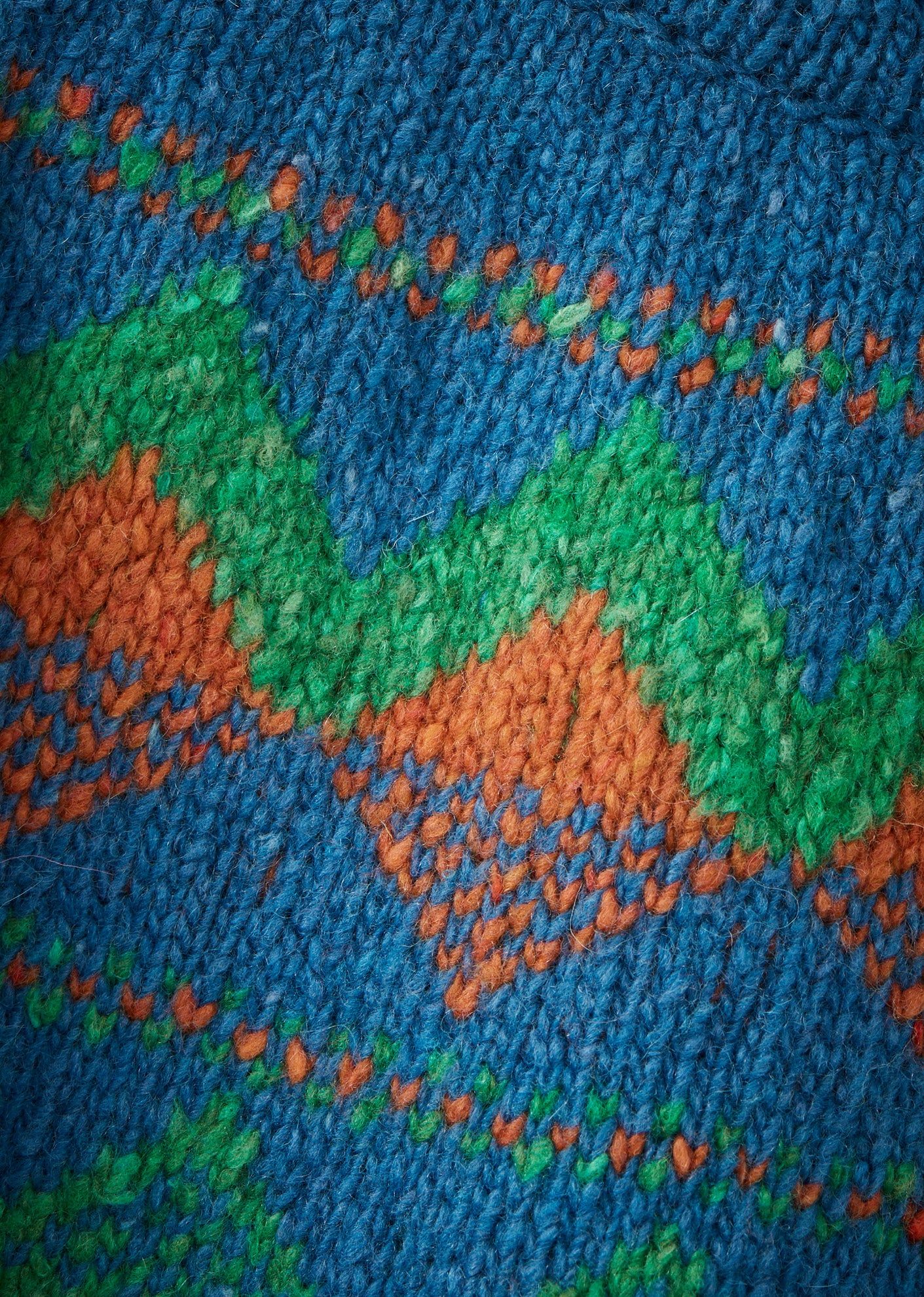 FIR JUMPER AZURE BLUE 