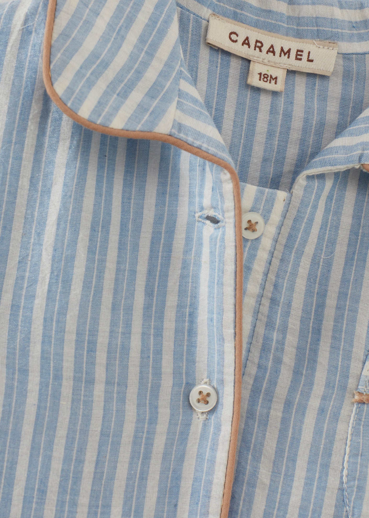 BABY PYJAMA POWDER BLUE