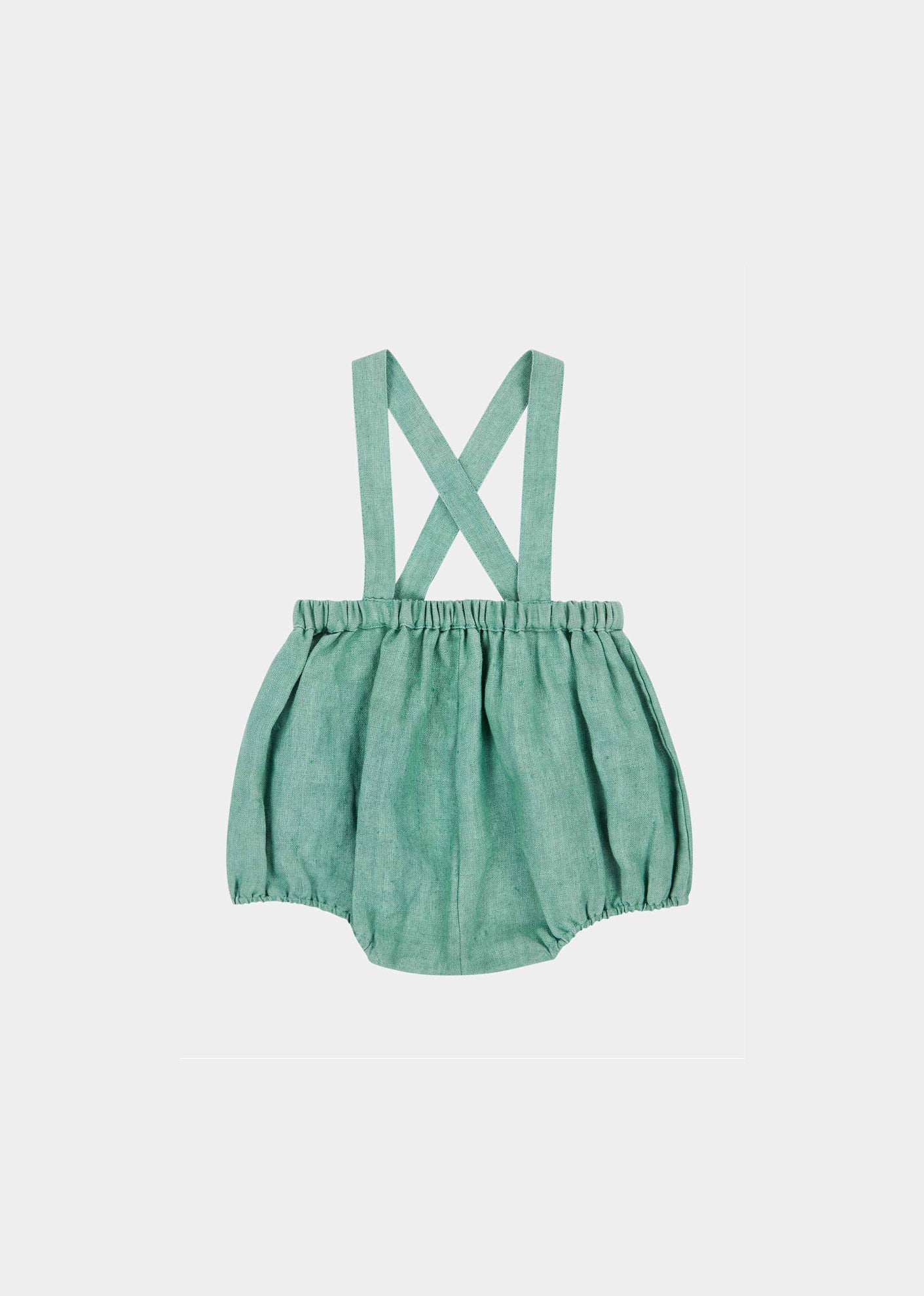 musa baby romper - light turquoise