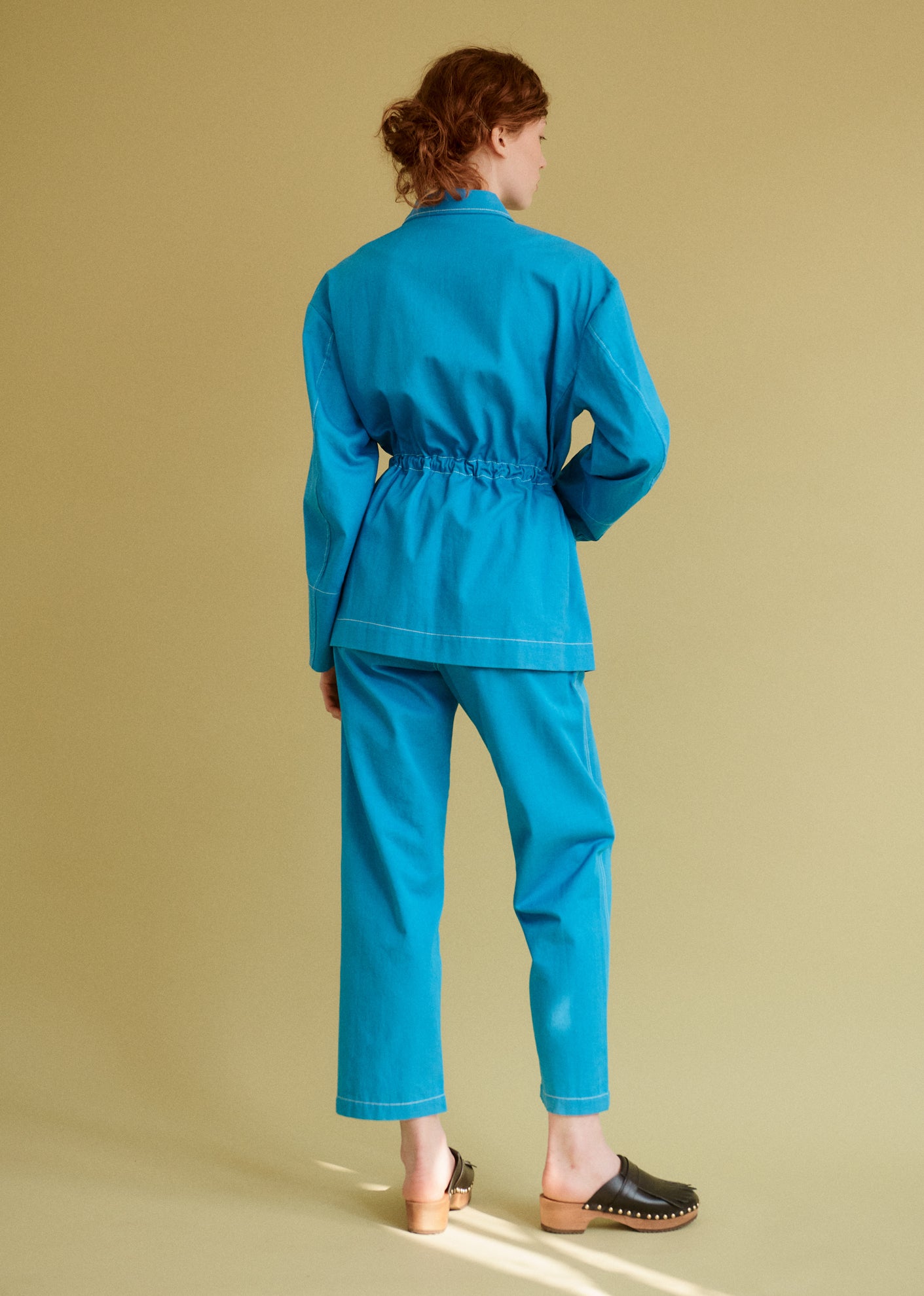 CARAMEL UTILITY JACKET - BLUE