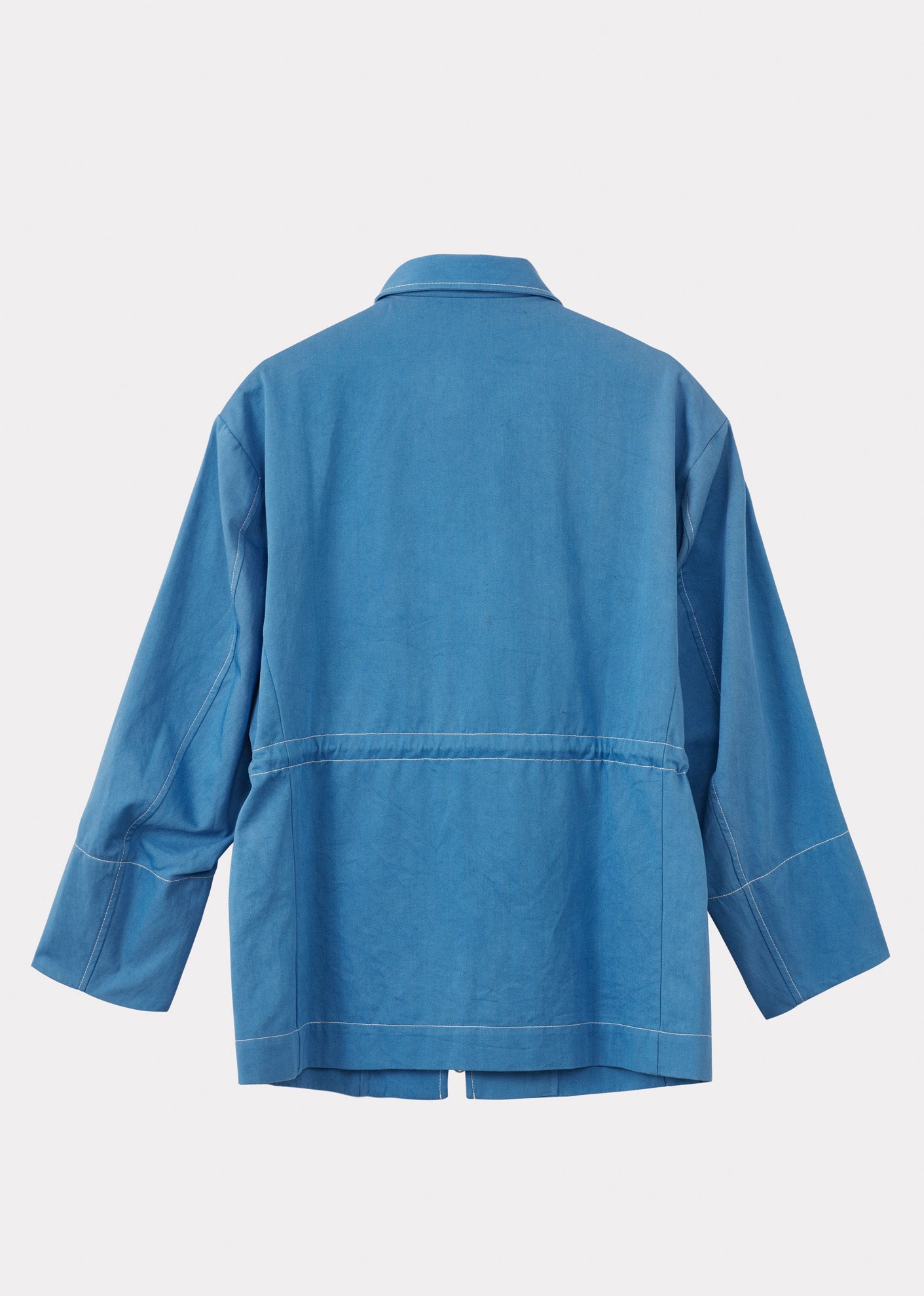 CARAMEL UTILITY JACKET - BLUE