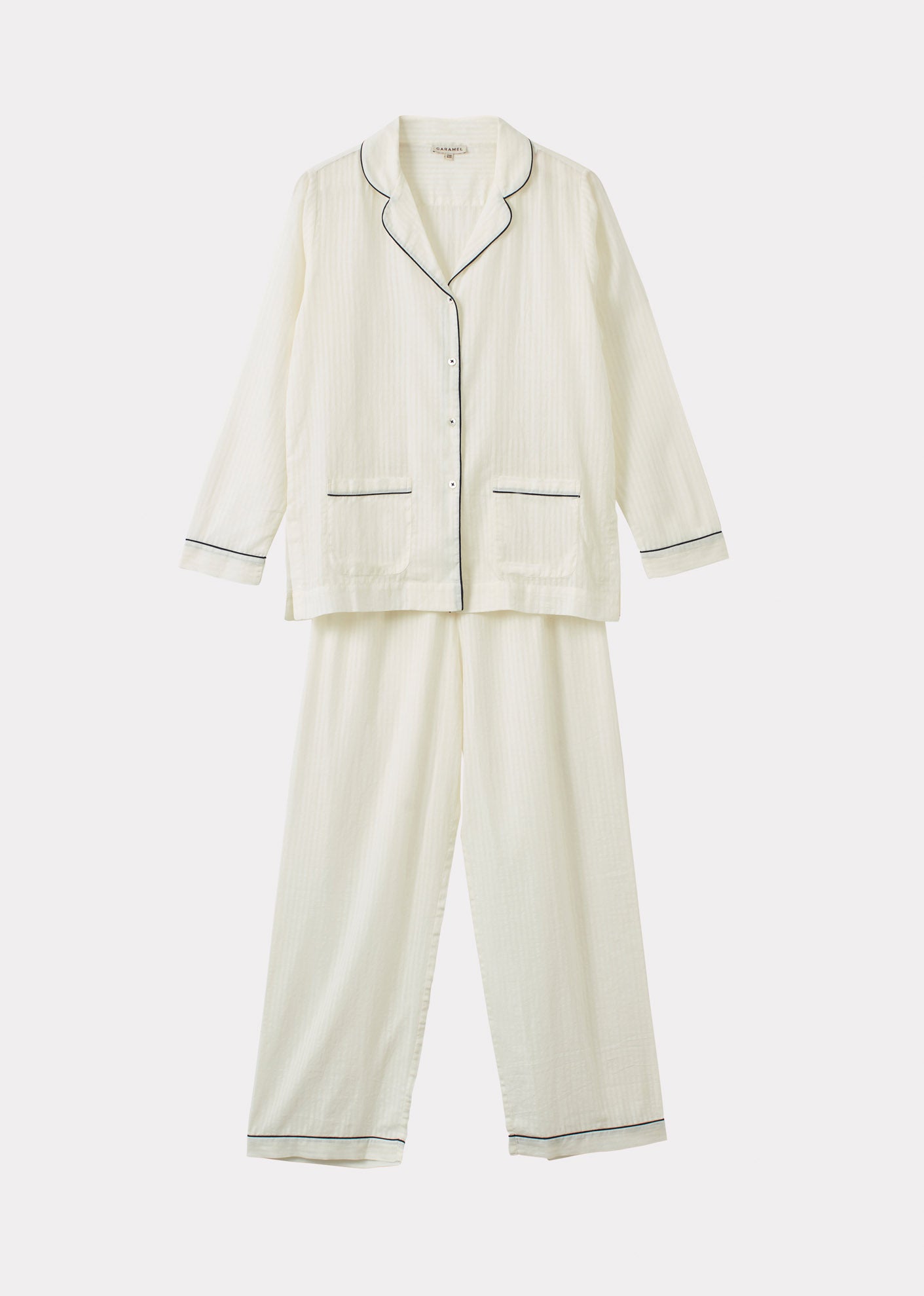 WOMANS PYJAMA WHITE STRIPE 