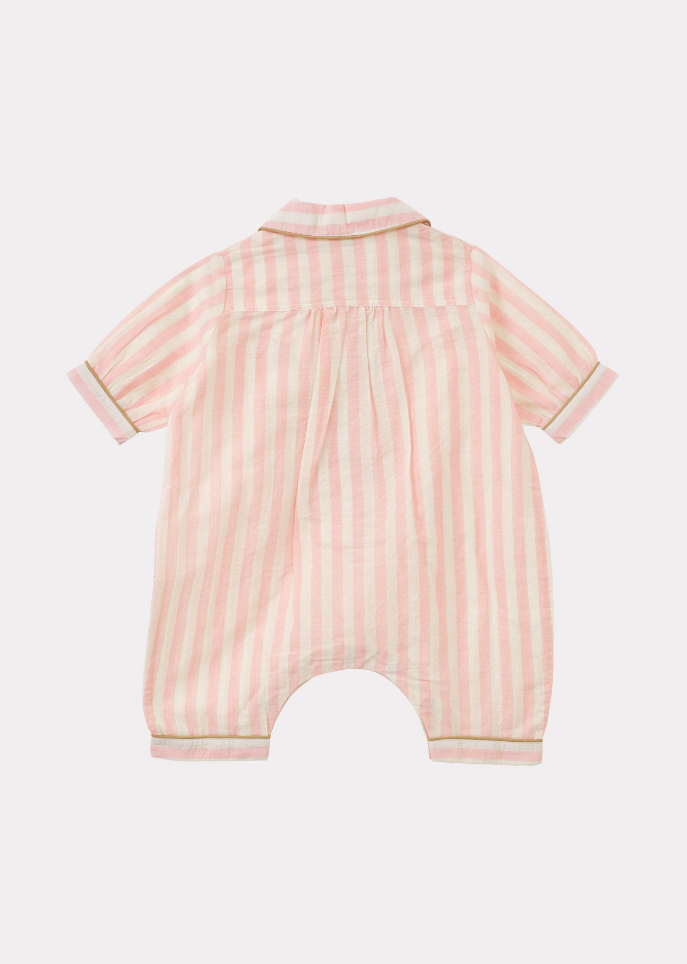 BABY PYJAMA CANDY PINK STRIPE 