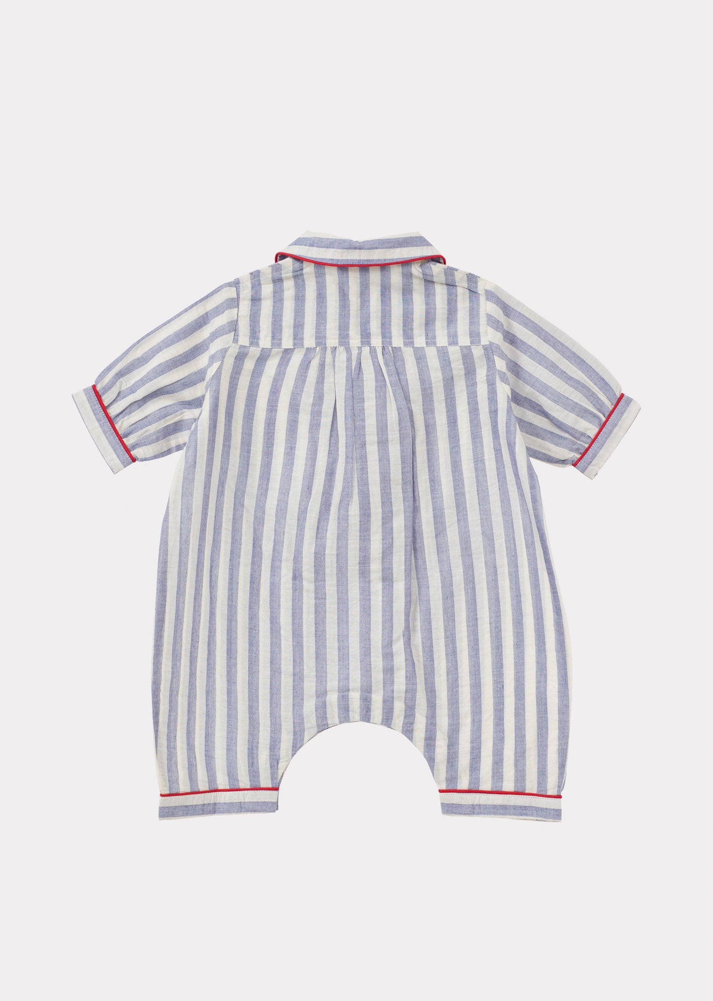 BABY PYJAMA INDIGO BLUE STRIPE 
