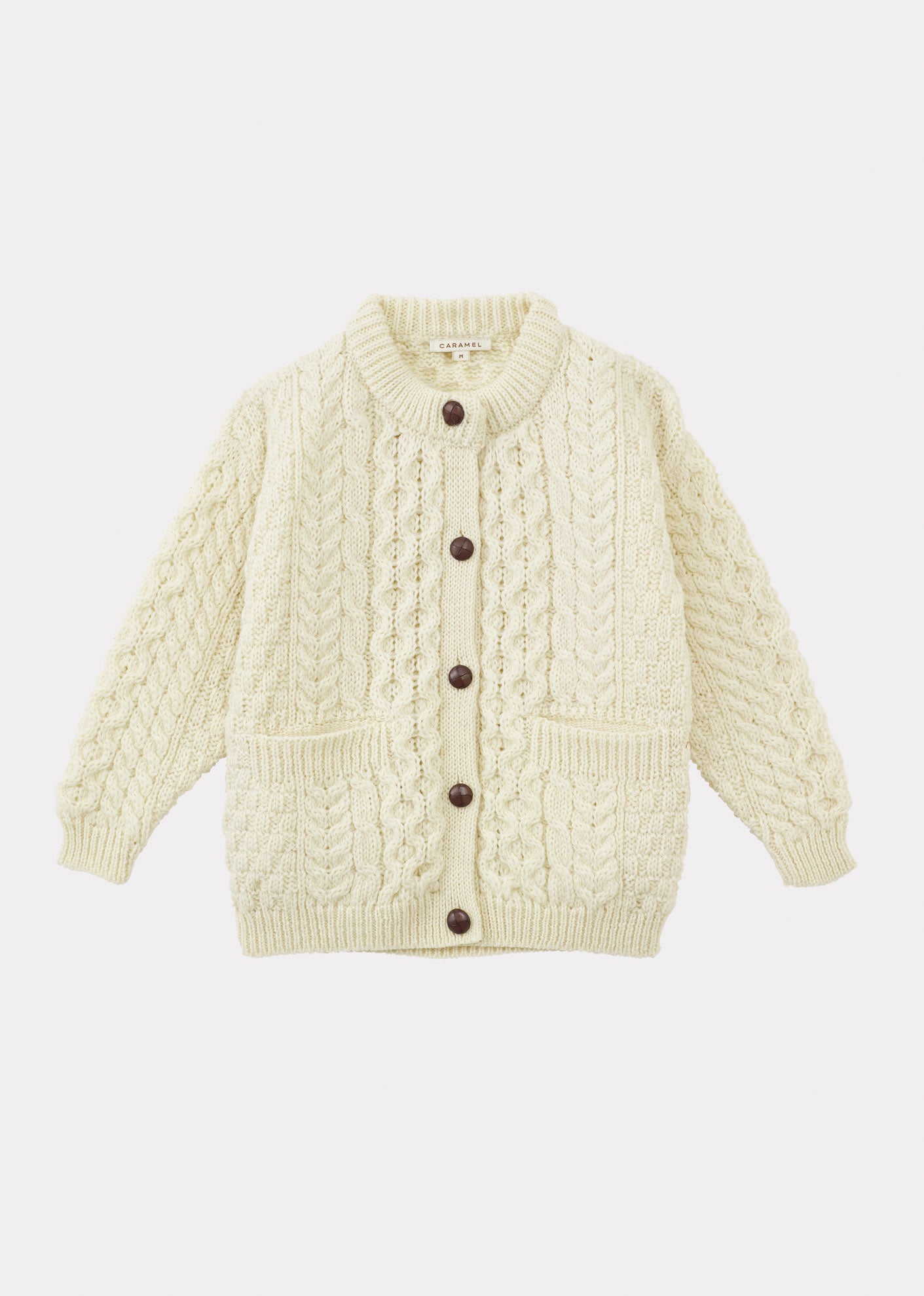 YORK KNIT CARDIGAN - BEIGE