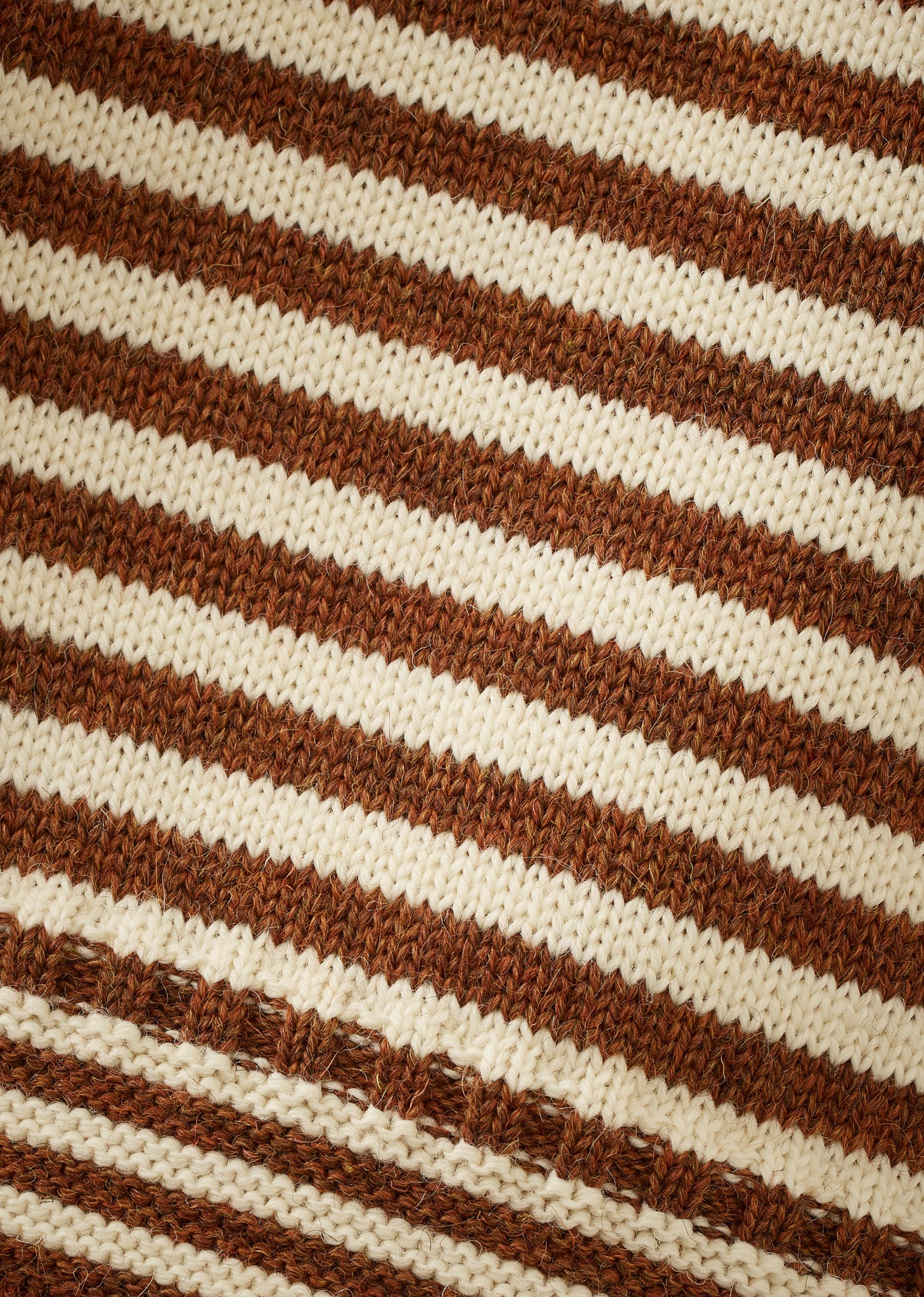 GUERNSEY STRIPE KNIT - CINNAMON STRIPE