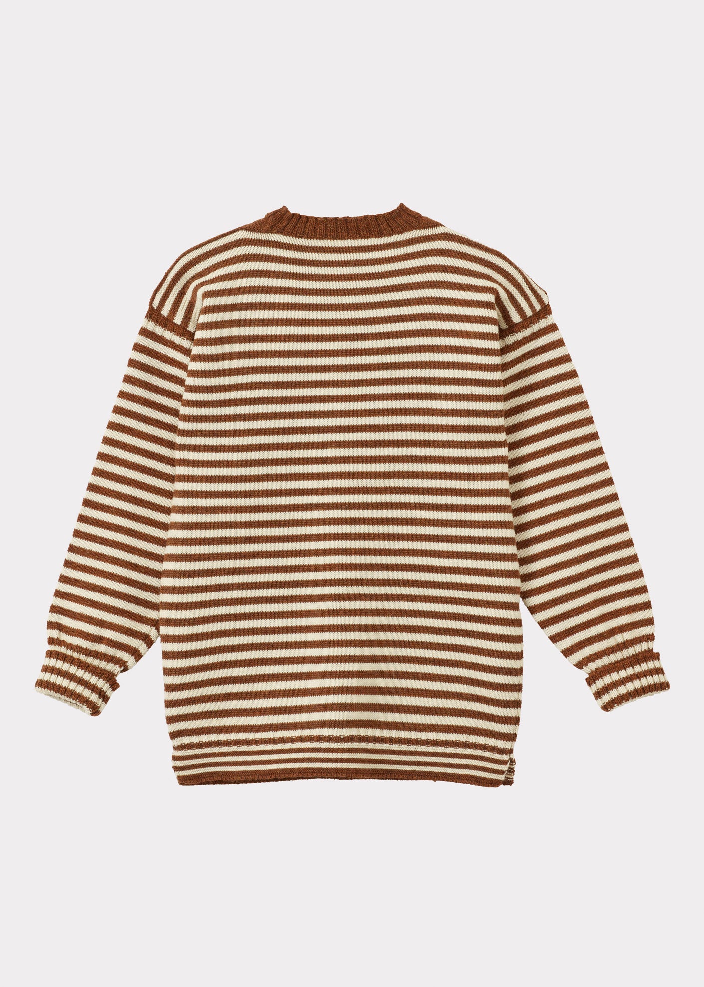GUERNSEY STRIPE KNIT - CINNAMON STRIPE
