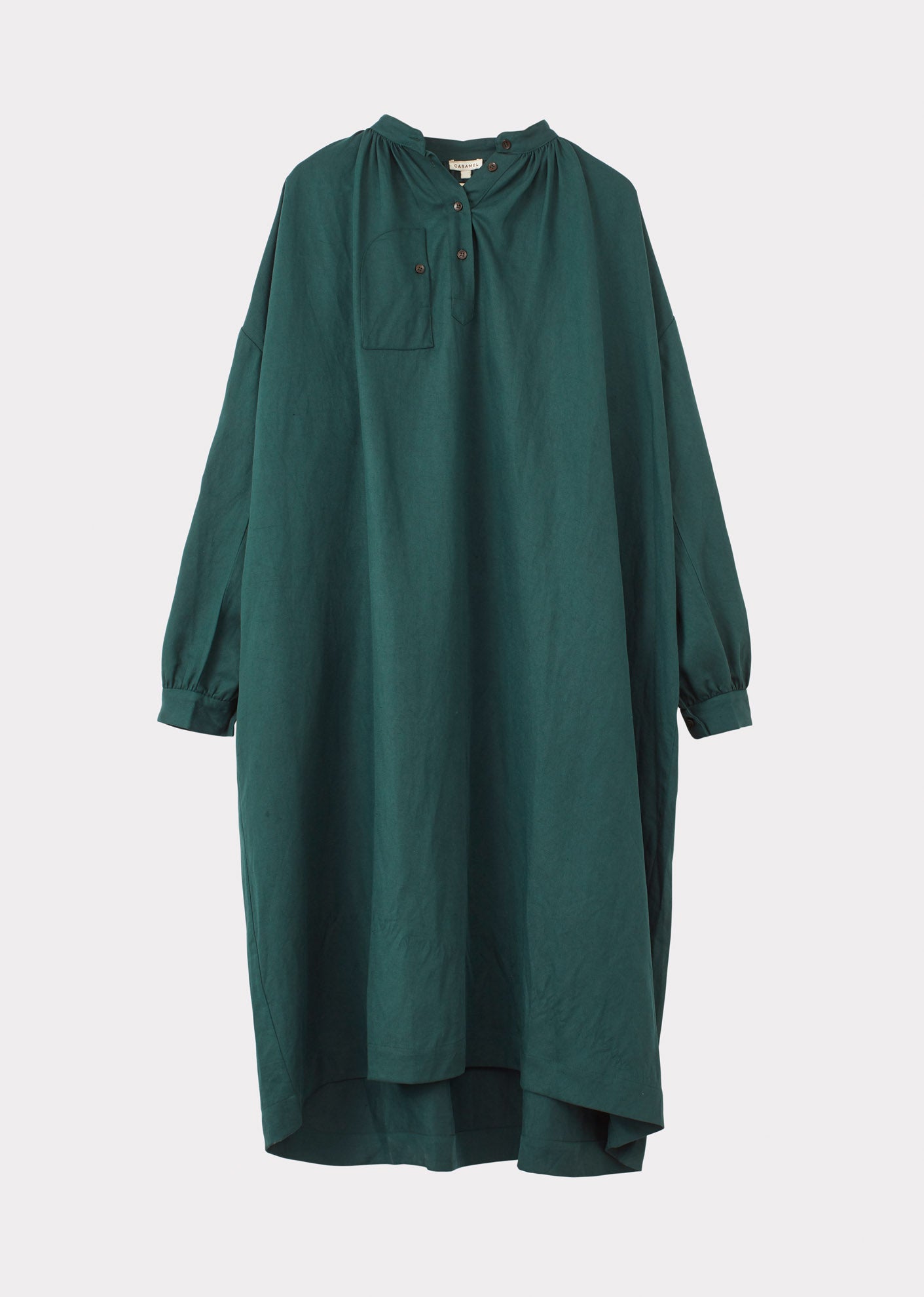 YEW DRESS - BOTTLE GREEN