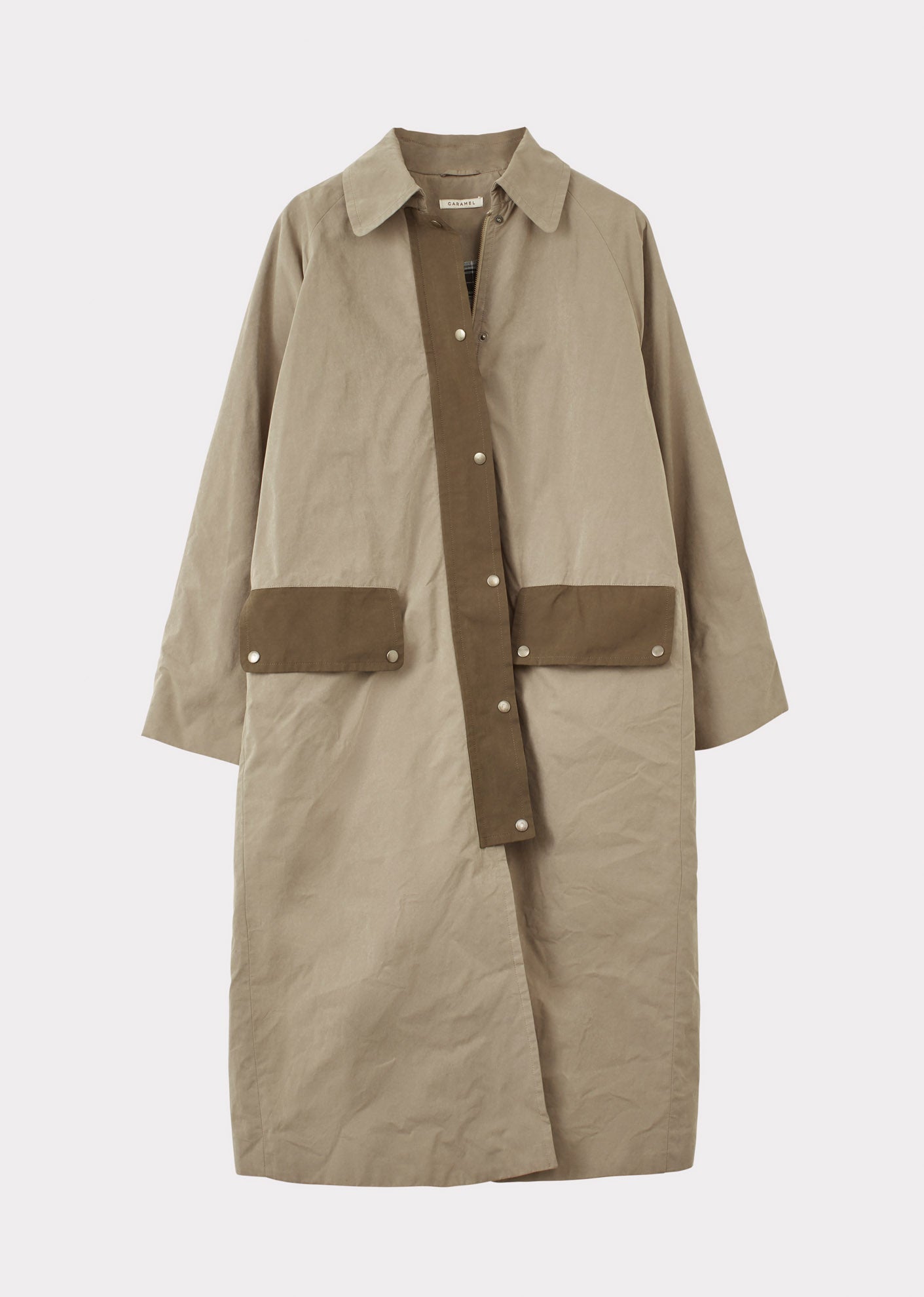 Caramel Oversized Mac Coat Light Brown