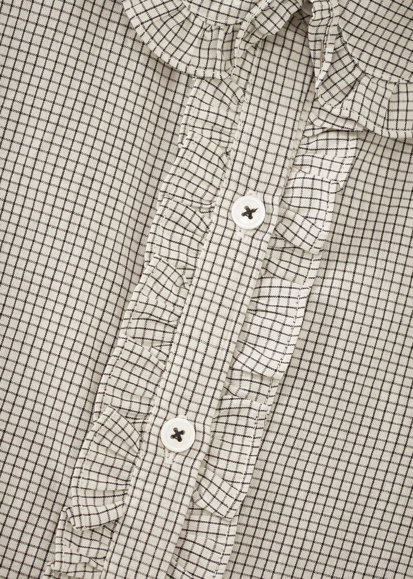 SILTSTONE SHIRT - CREAM/BLACK CHECK