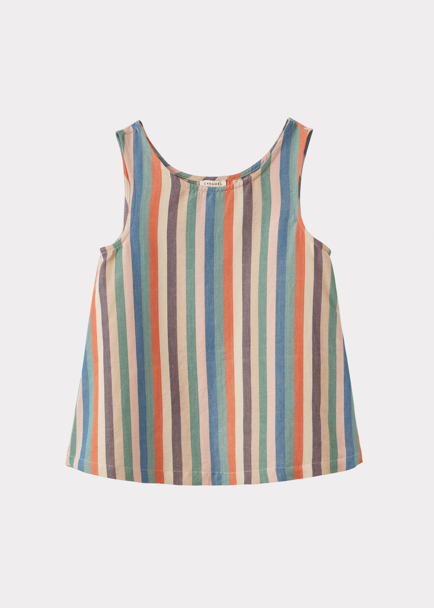A-LINE WOMEN TOP - MULTI STRIPE