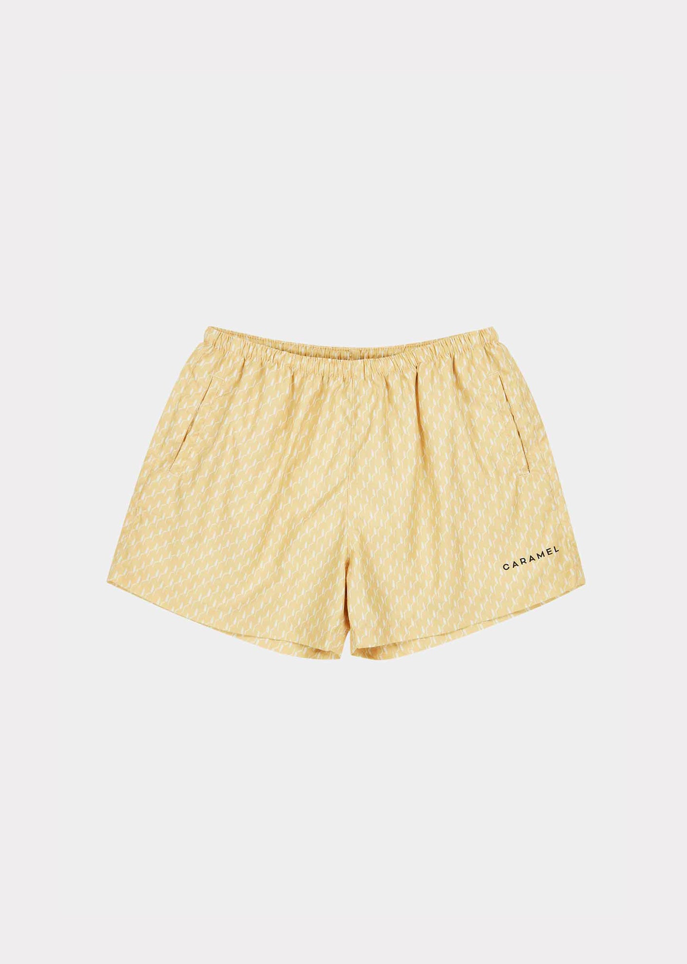 Kohlrabi Swim Short Buttercup Geo PrintKOHLRABI BOYS SWIM SHORT - BUTTERCUP GEO PRINT 1