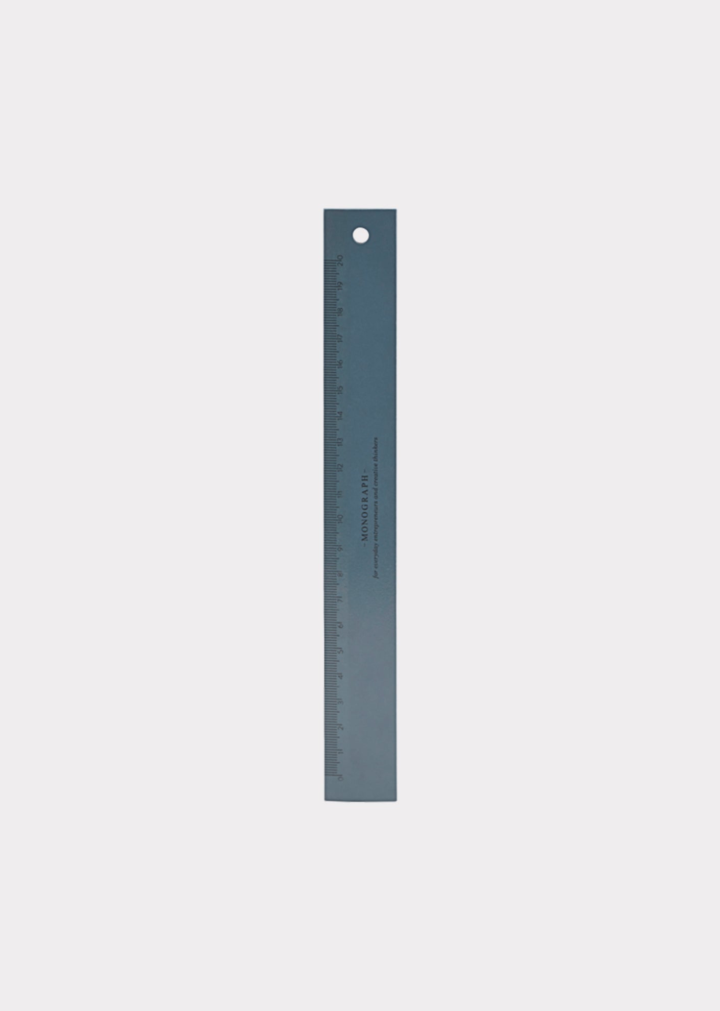 Buy MONOGRAPH SMALL RULER - DARK BLUE Online | CARAMEL