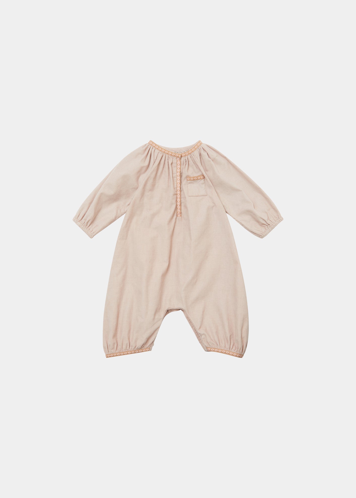 Populus Baby Gifting Romper Shell Pink