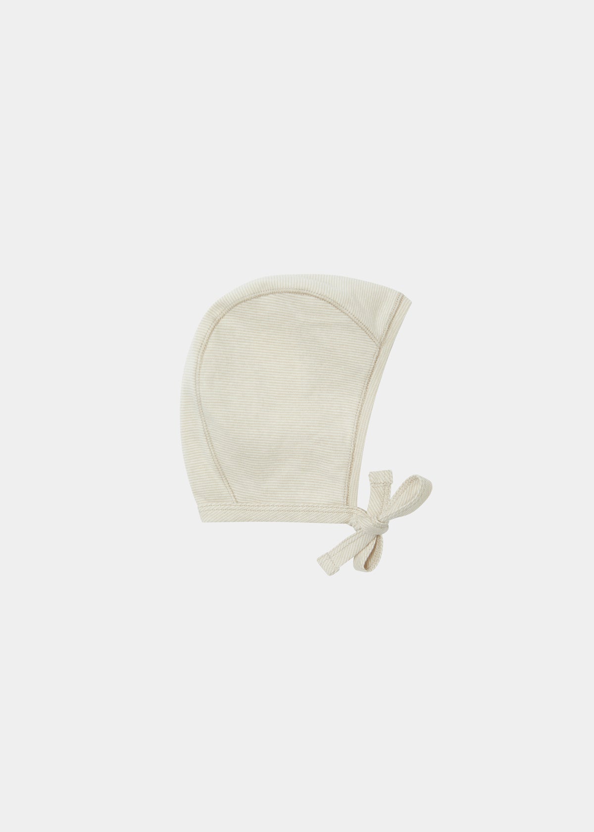 TRUMPETFISH BABY GIFTING HAT - CAMEL WHITE STRIPE