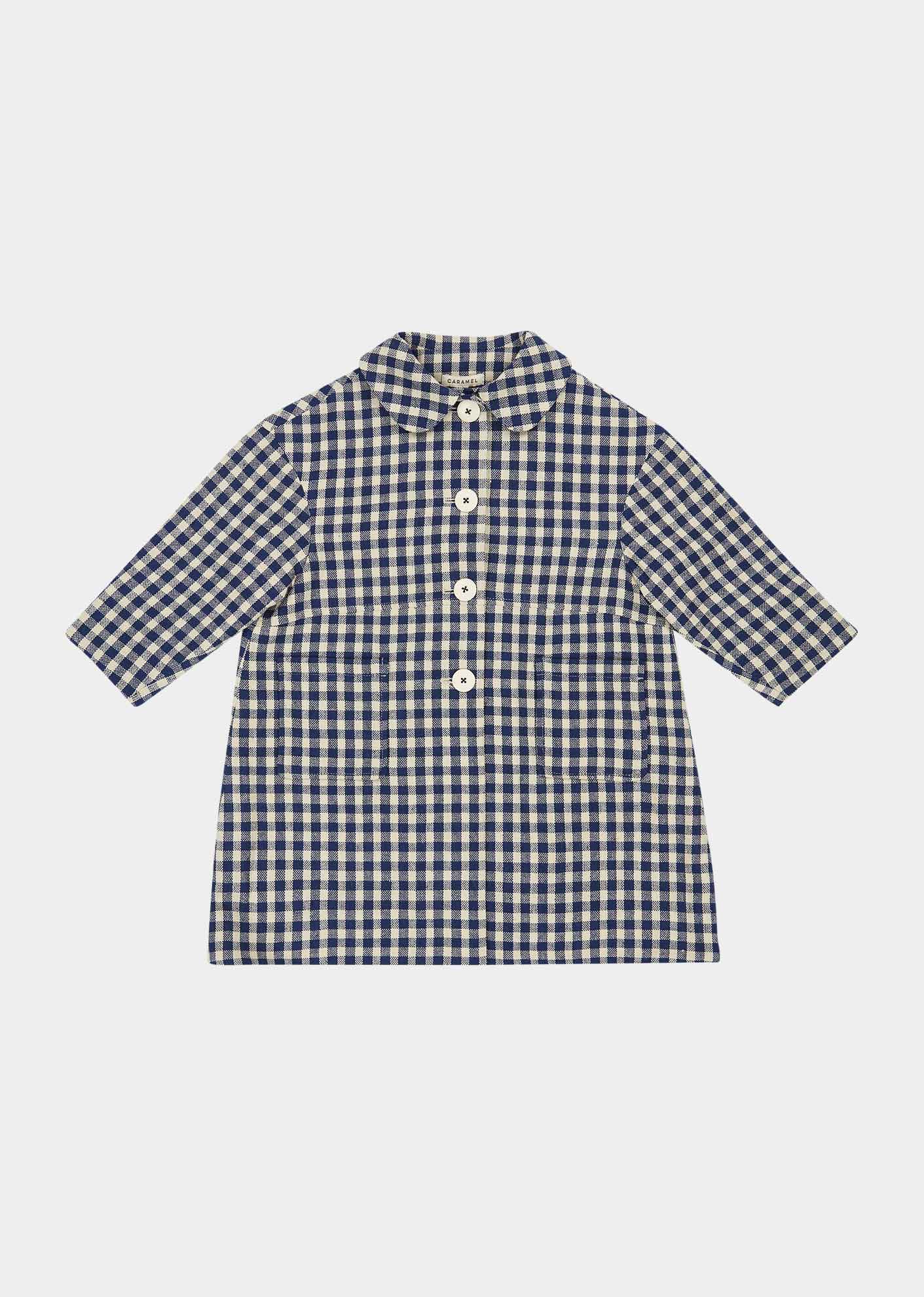 CAMBRIDGE COAT - NAVY CHECK 