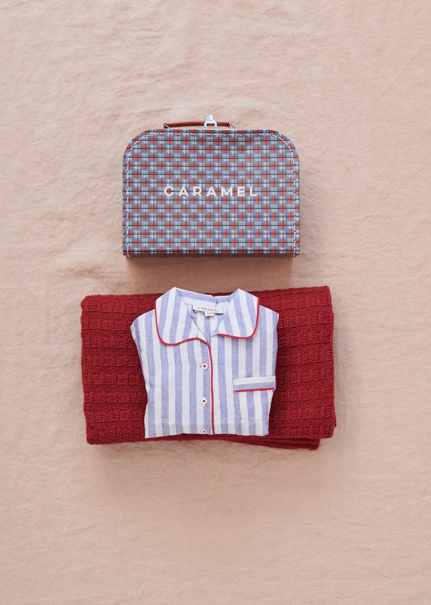 BABY PYJAMA INDIGO BLUE STRIPE 